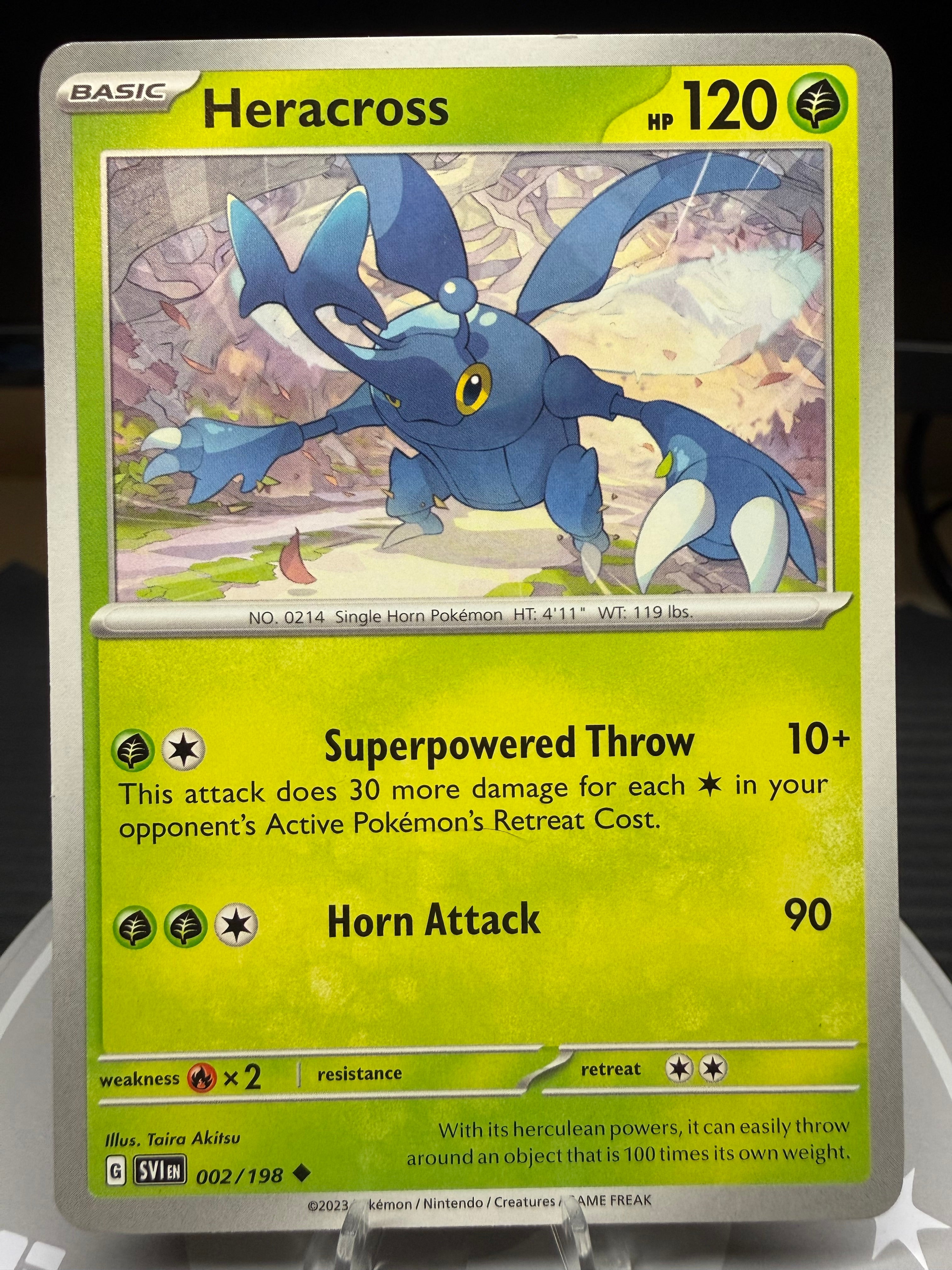 Heracross - 002/198 - Scarlet & Violet