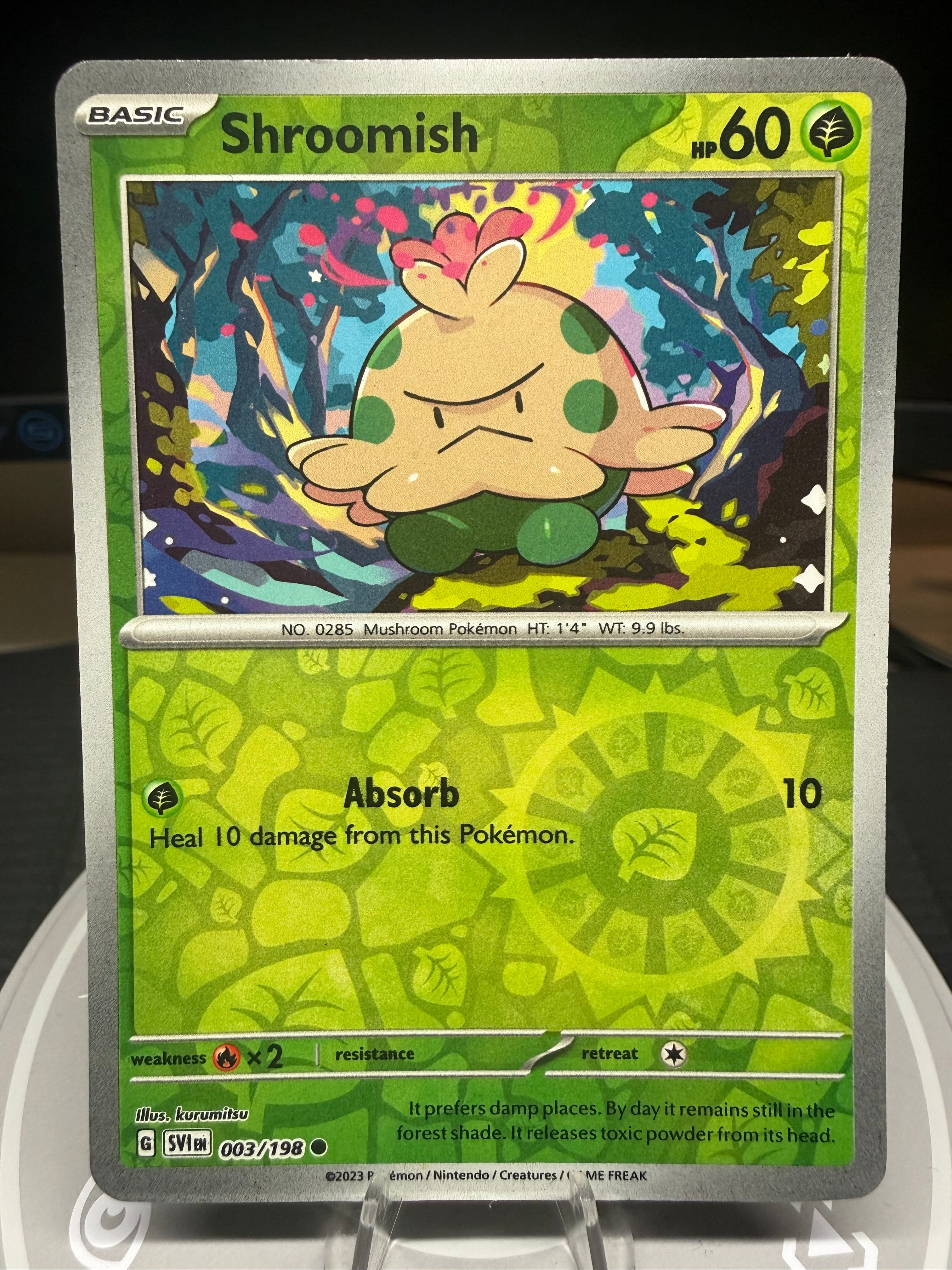 Shroomish - 003/198 - Reverse Holo - Scarlet & Violet