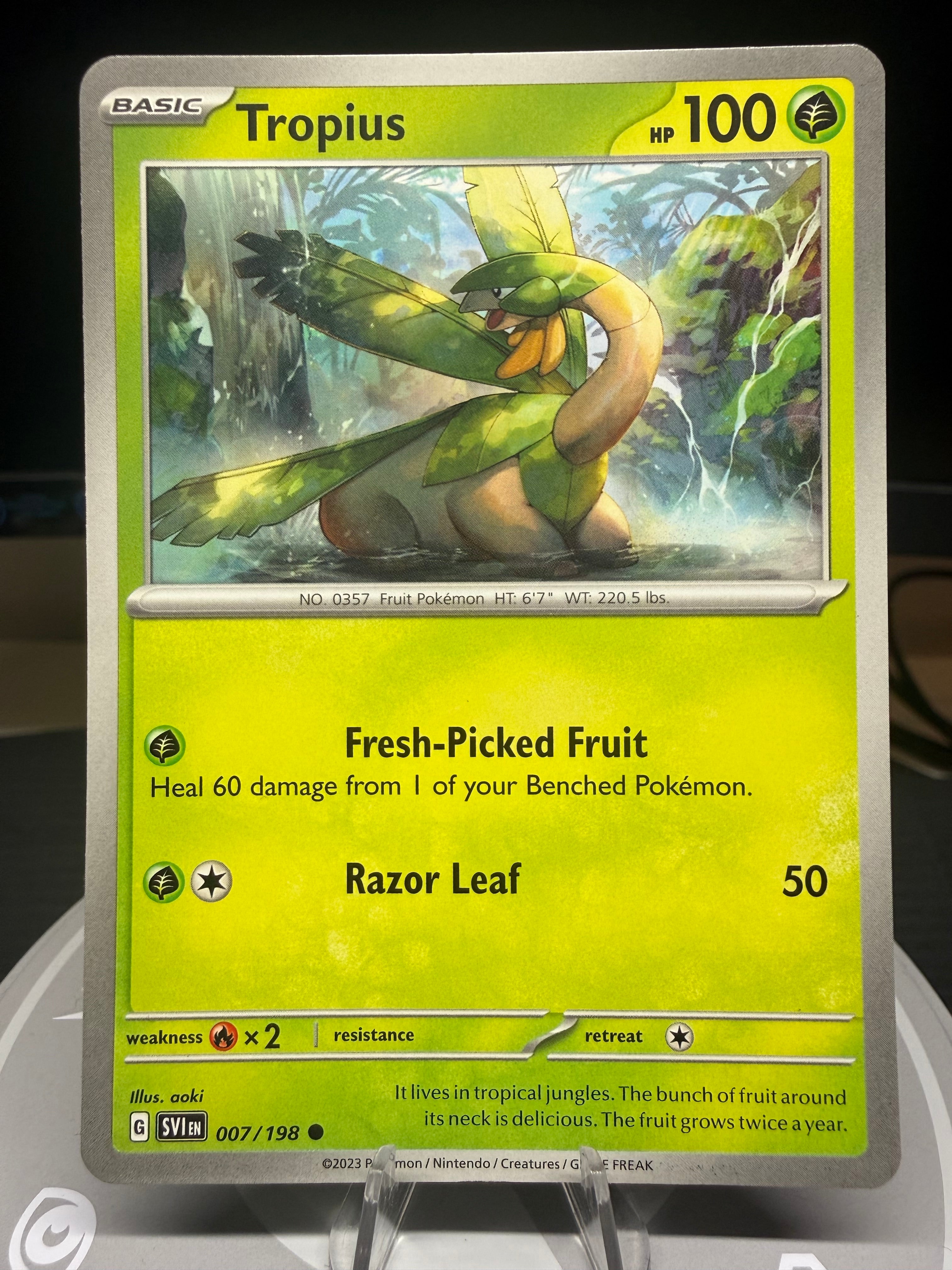 Tropius - 007/198 - Scarlet & Violet