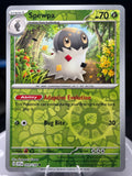 Scarlet and Violet Spewpa 009/198 Reverse Holo.