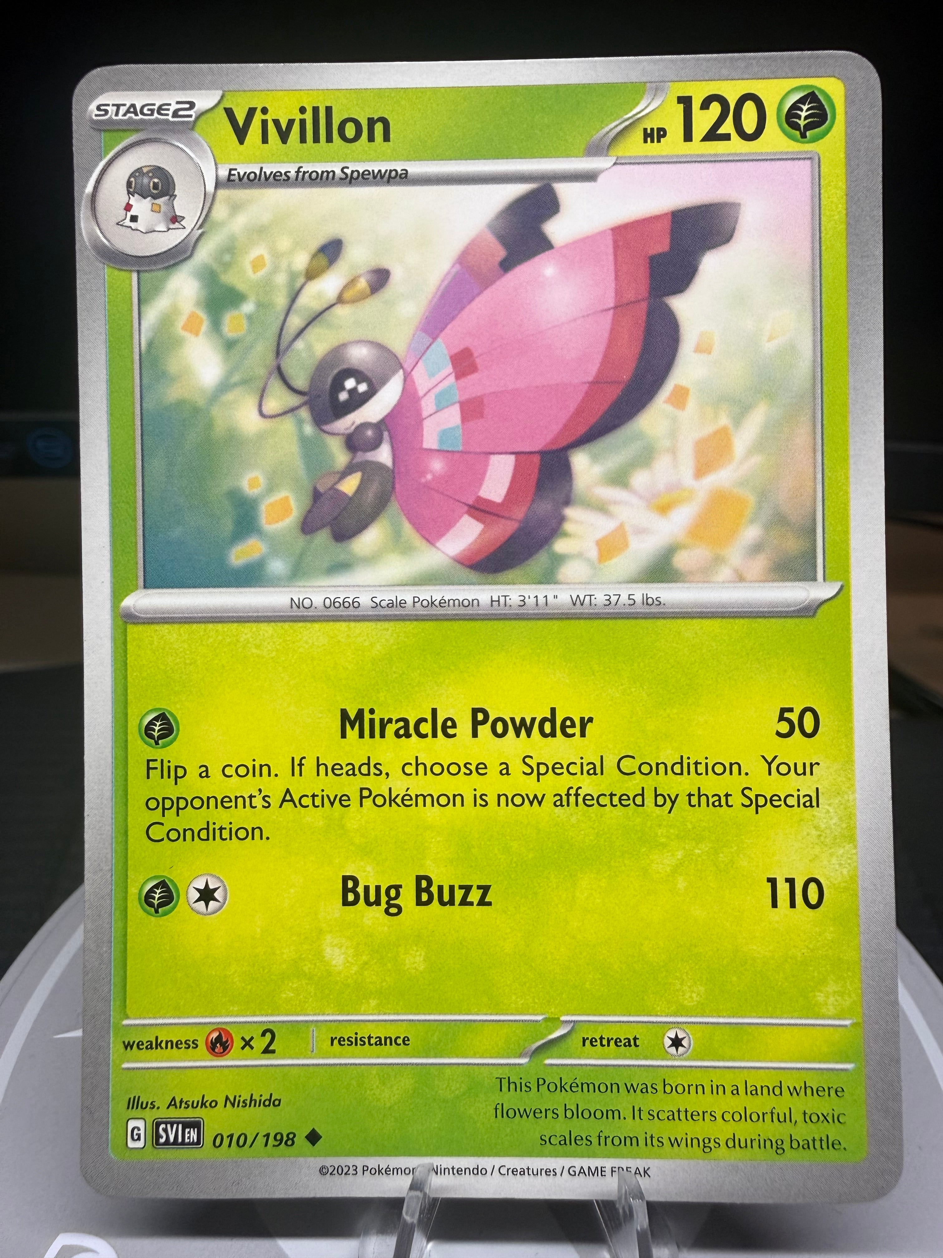 010/198 - Vivillon - Scarlet & Violet