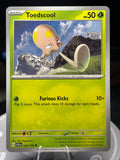 Scarlet and Violet Toedscool 024/198 Reverse Holo.