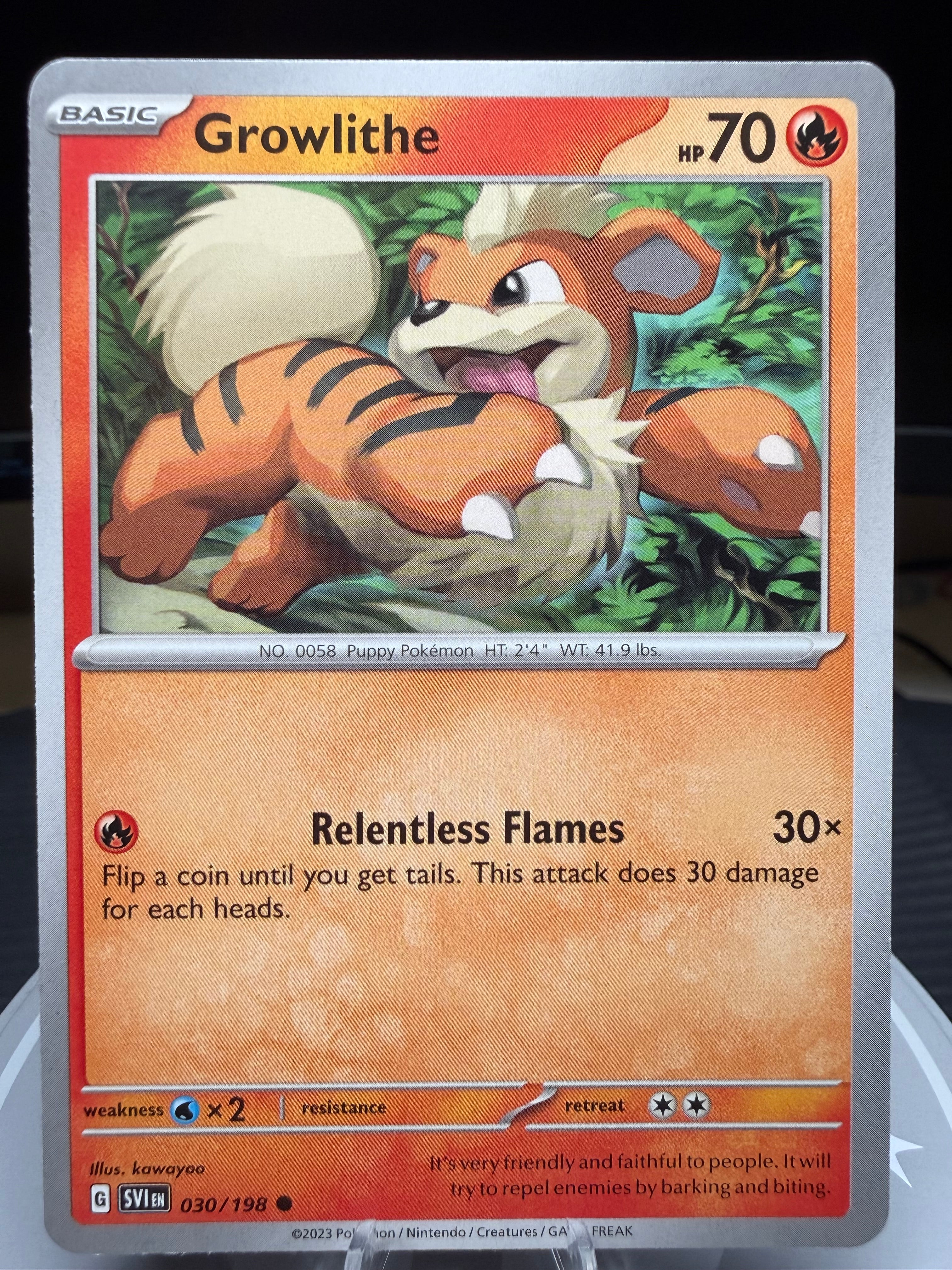 Growlithe - Scarlet & Violet - 030/198