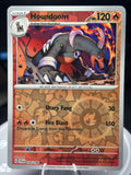 Scarlet and Violet Houndoom 034/198 Reverse Holo.