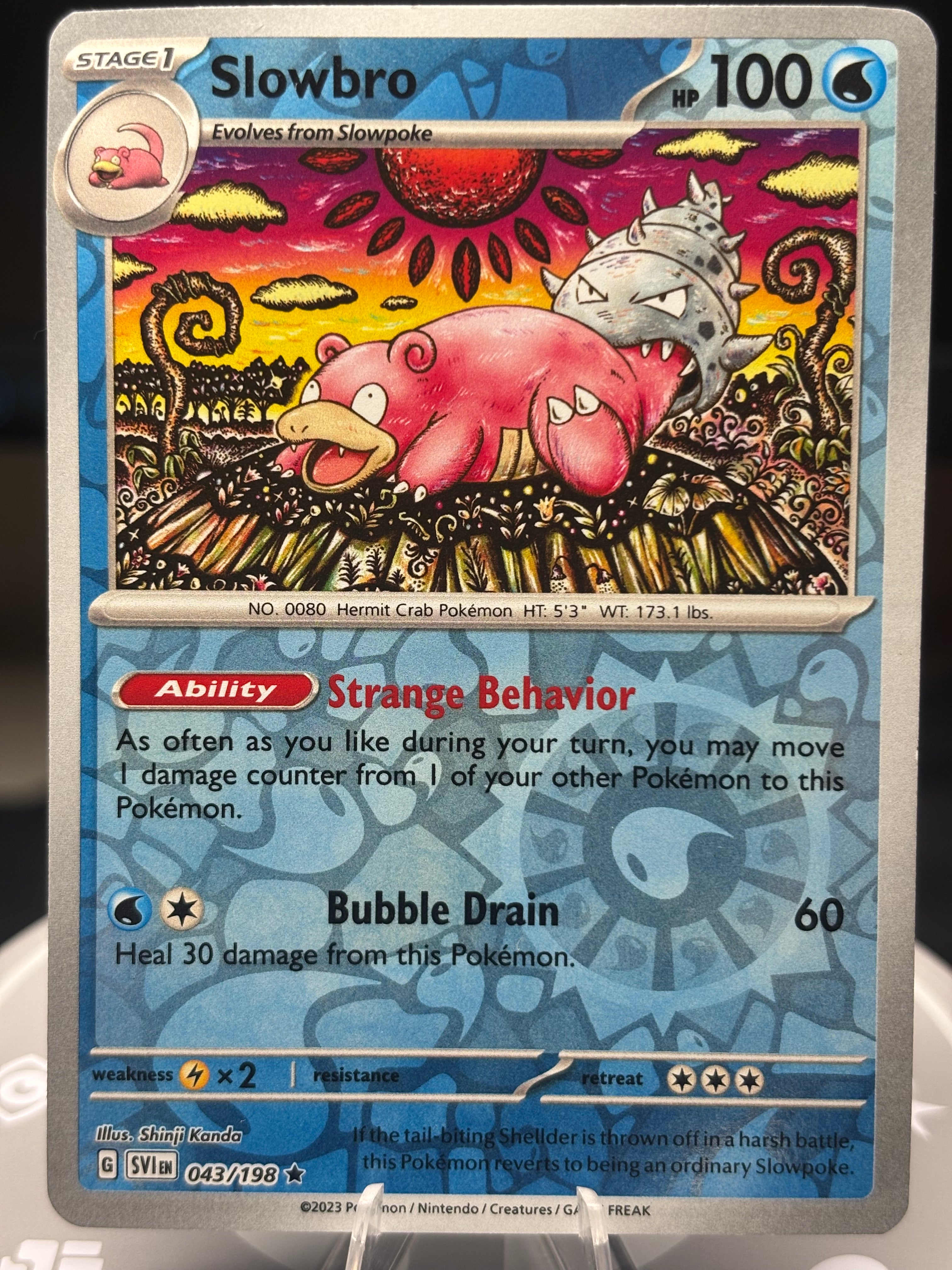 Slowbro 043/198 - Reverse Holo - Scarlet and Violet Base