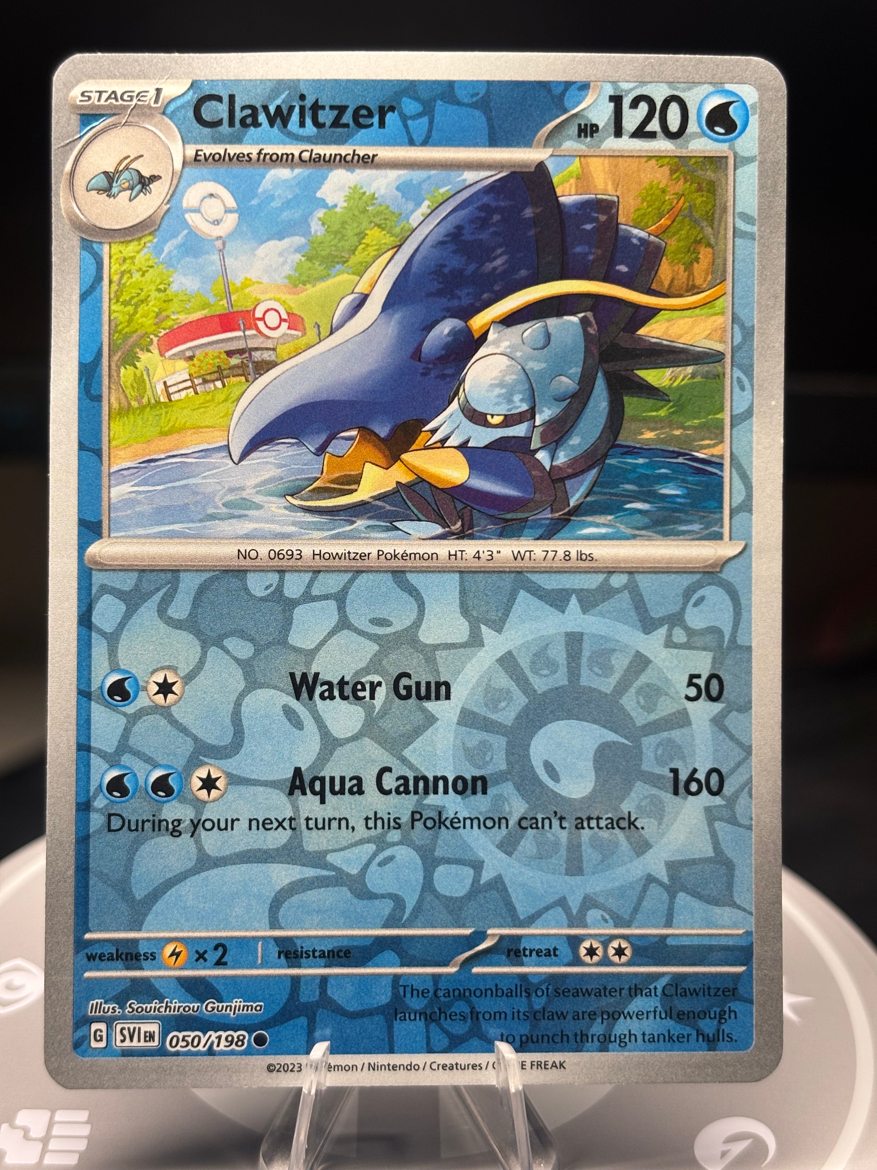 Clawitzer 050/198 - Scarlet and Violet - Reverse Holo