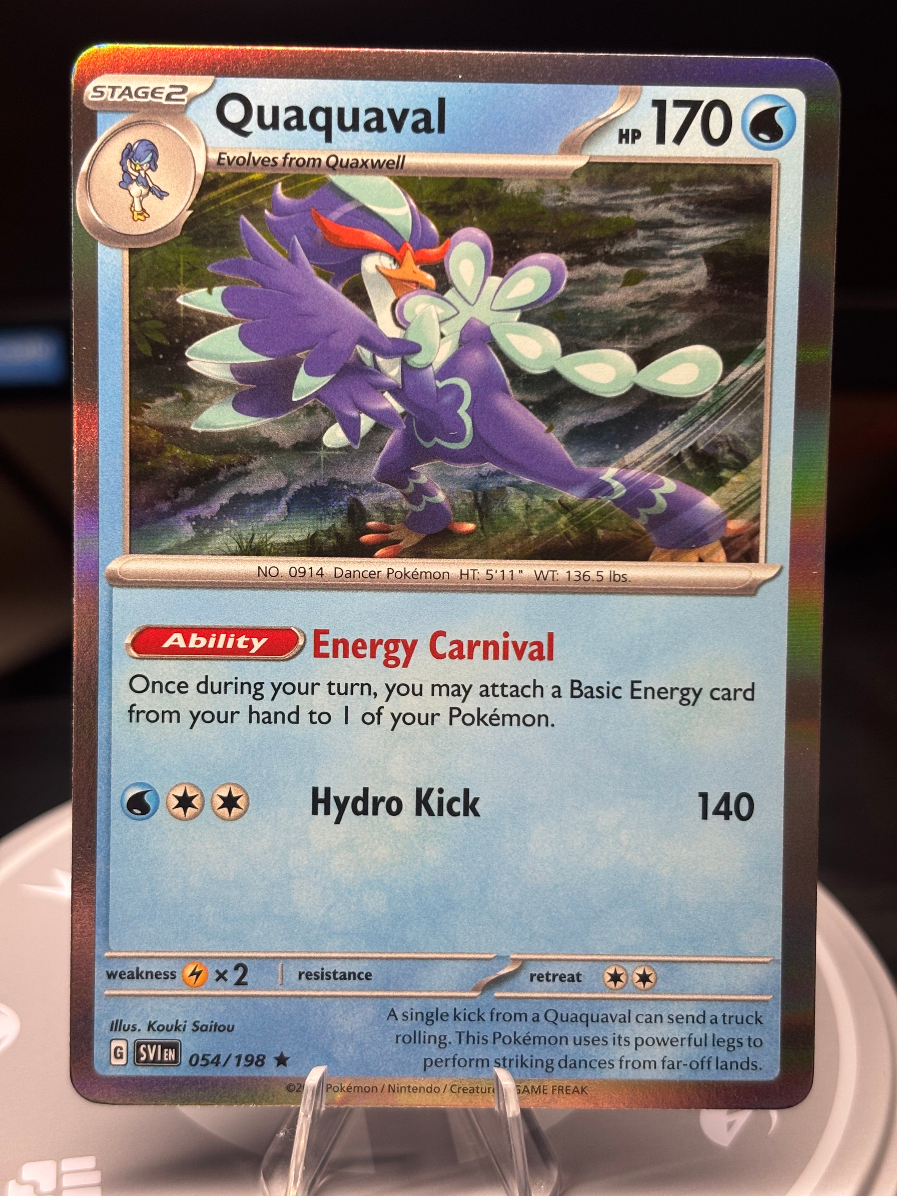 Quaquaval 054/198 - Holo - Scarlet and Violet Base