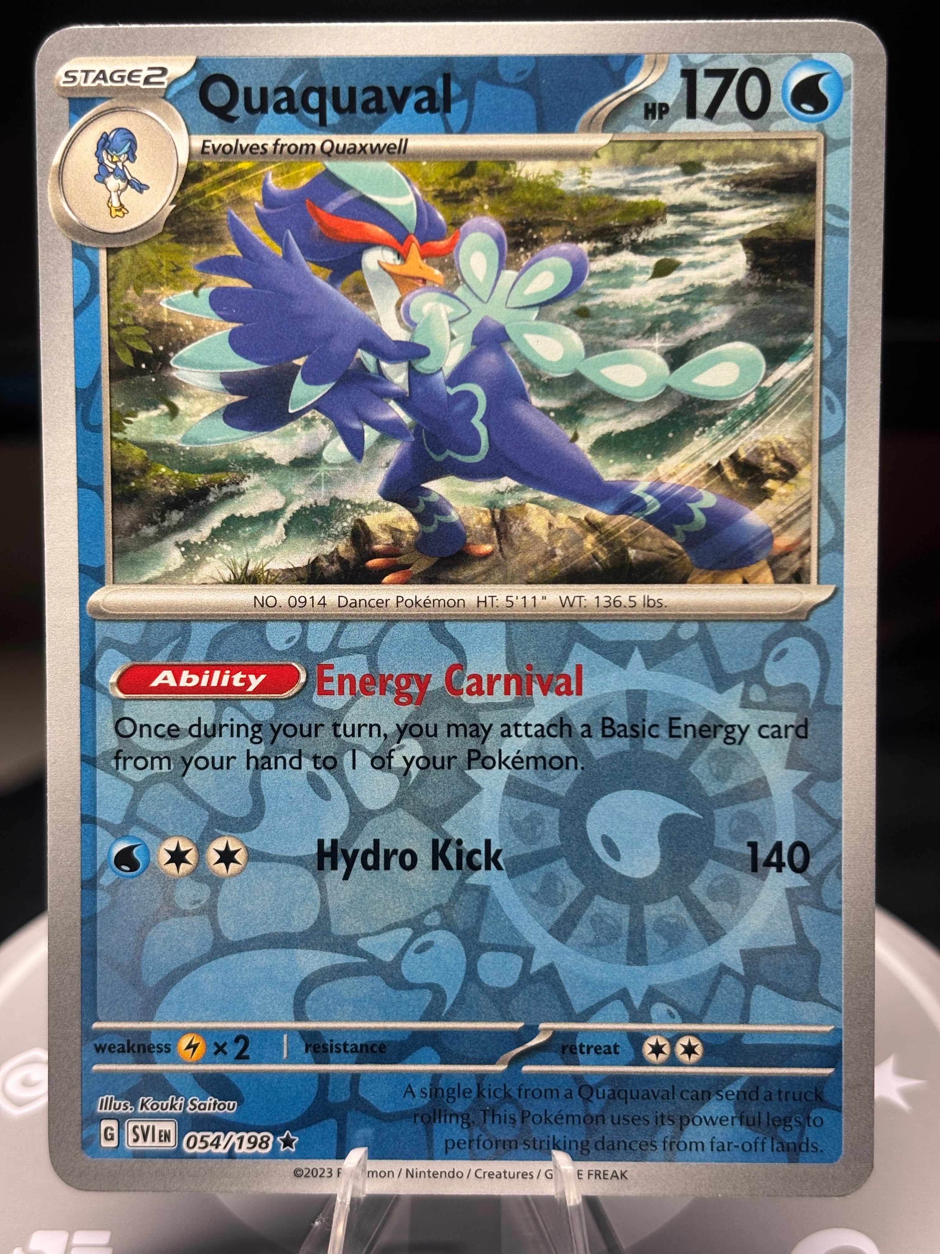 Quaquaval 054/198 - Reverse Holo - Scarlet and Violet Base