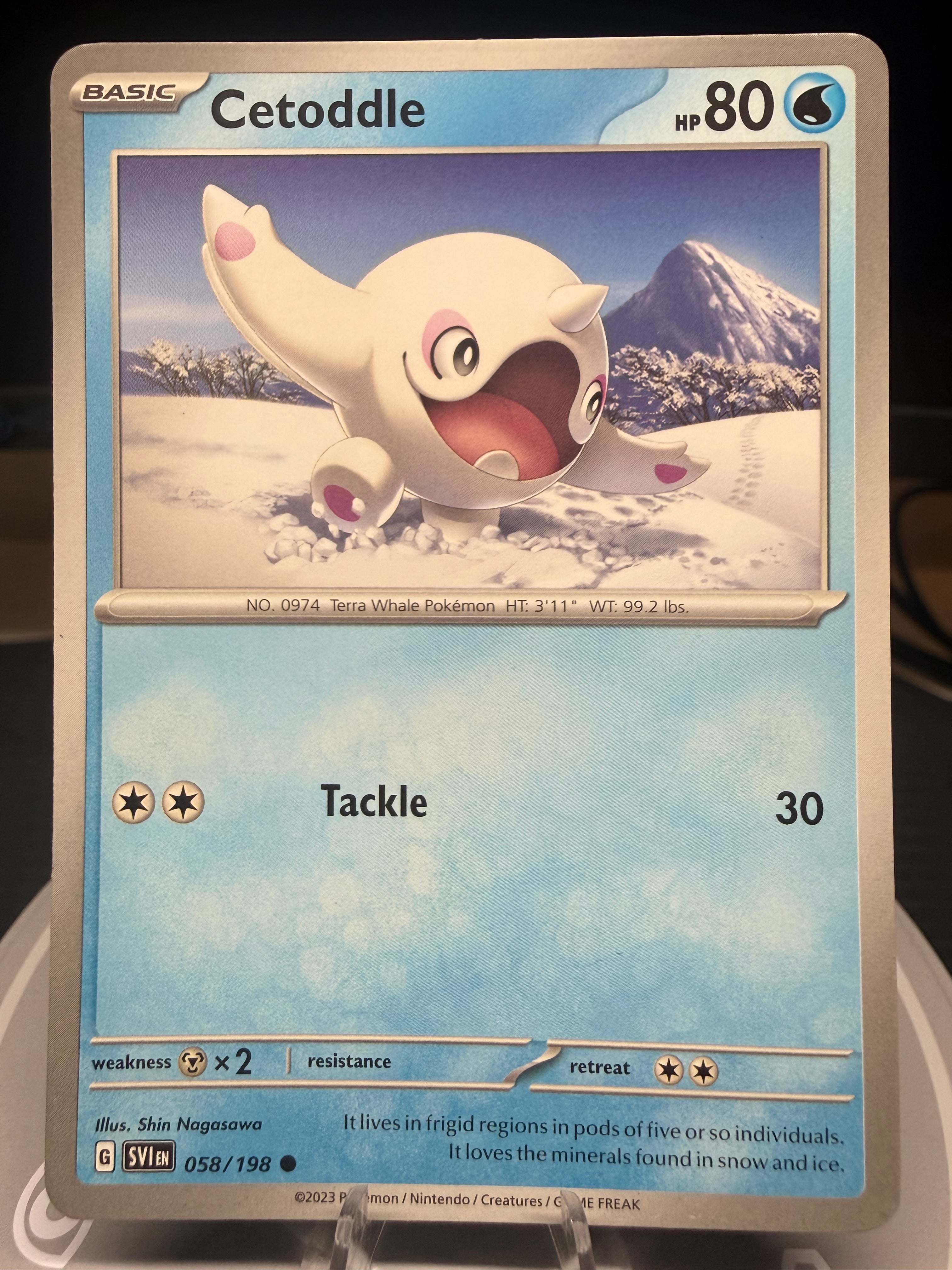 Cetoddle - 058/198 - Scarlet & Violet