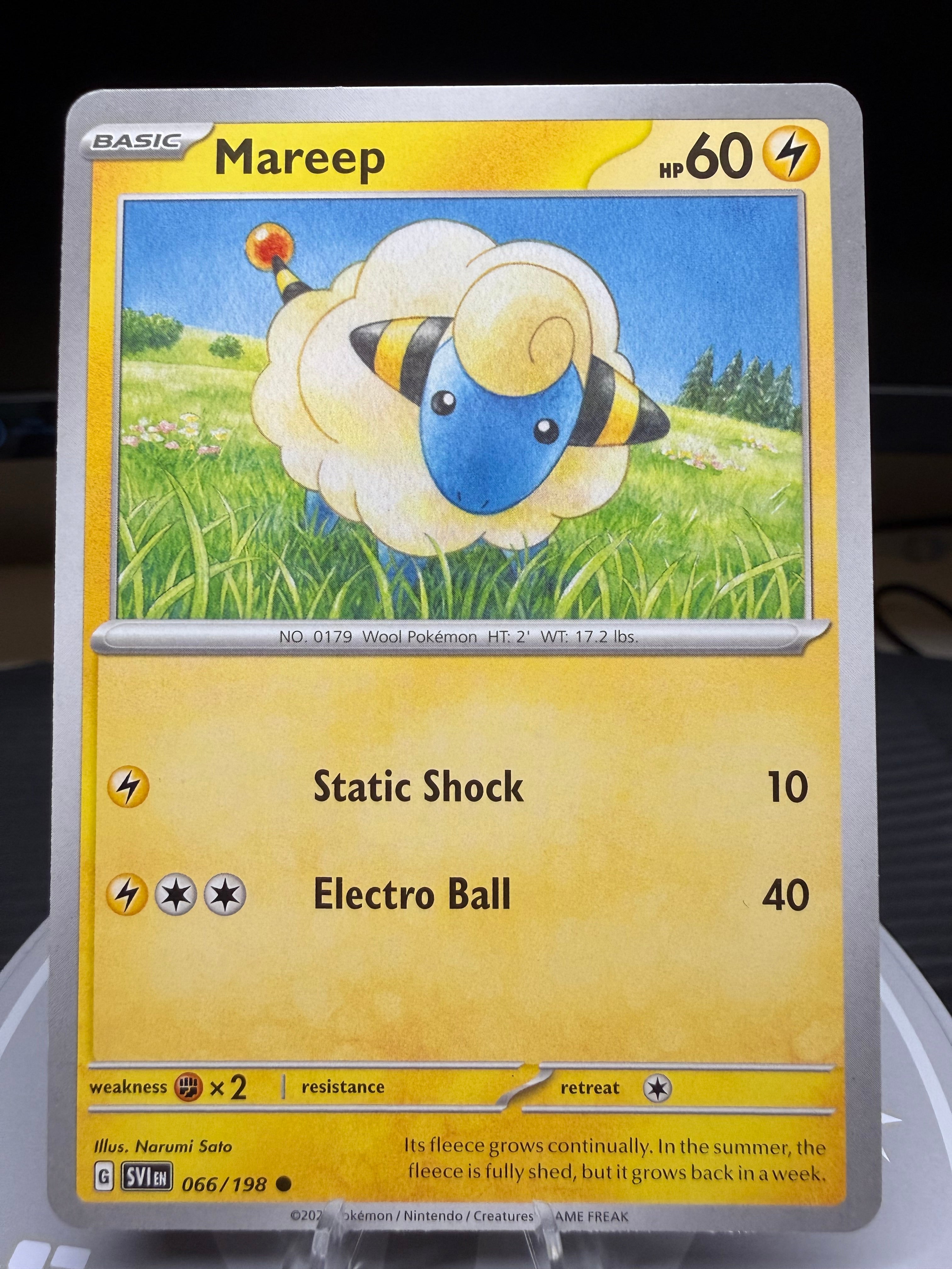 Mareep - 066/198 - Scarlet & Violet