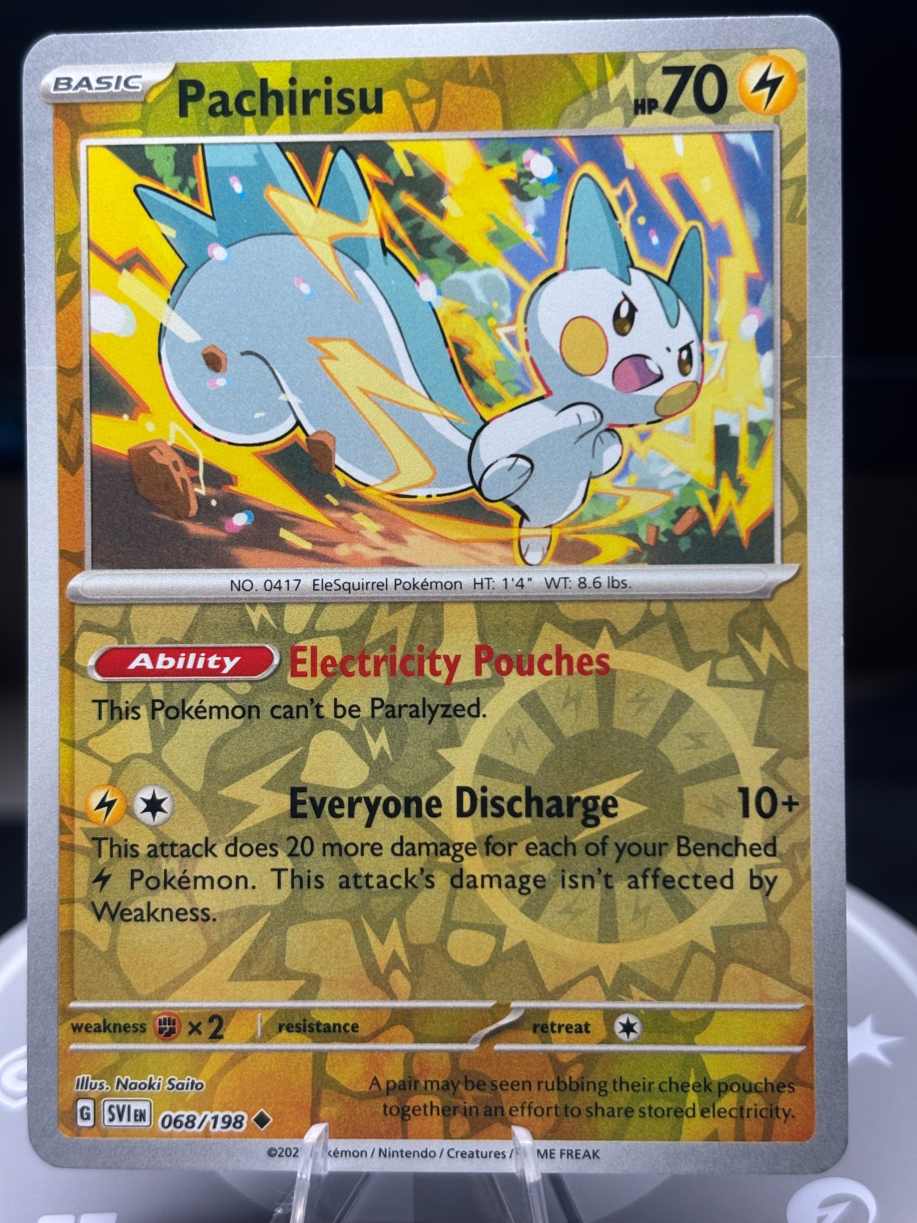 Pachirisu 068/198 - Reverse Holo - Scarlet and Violet