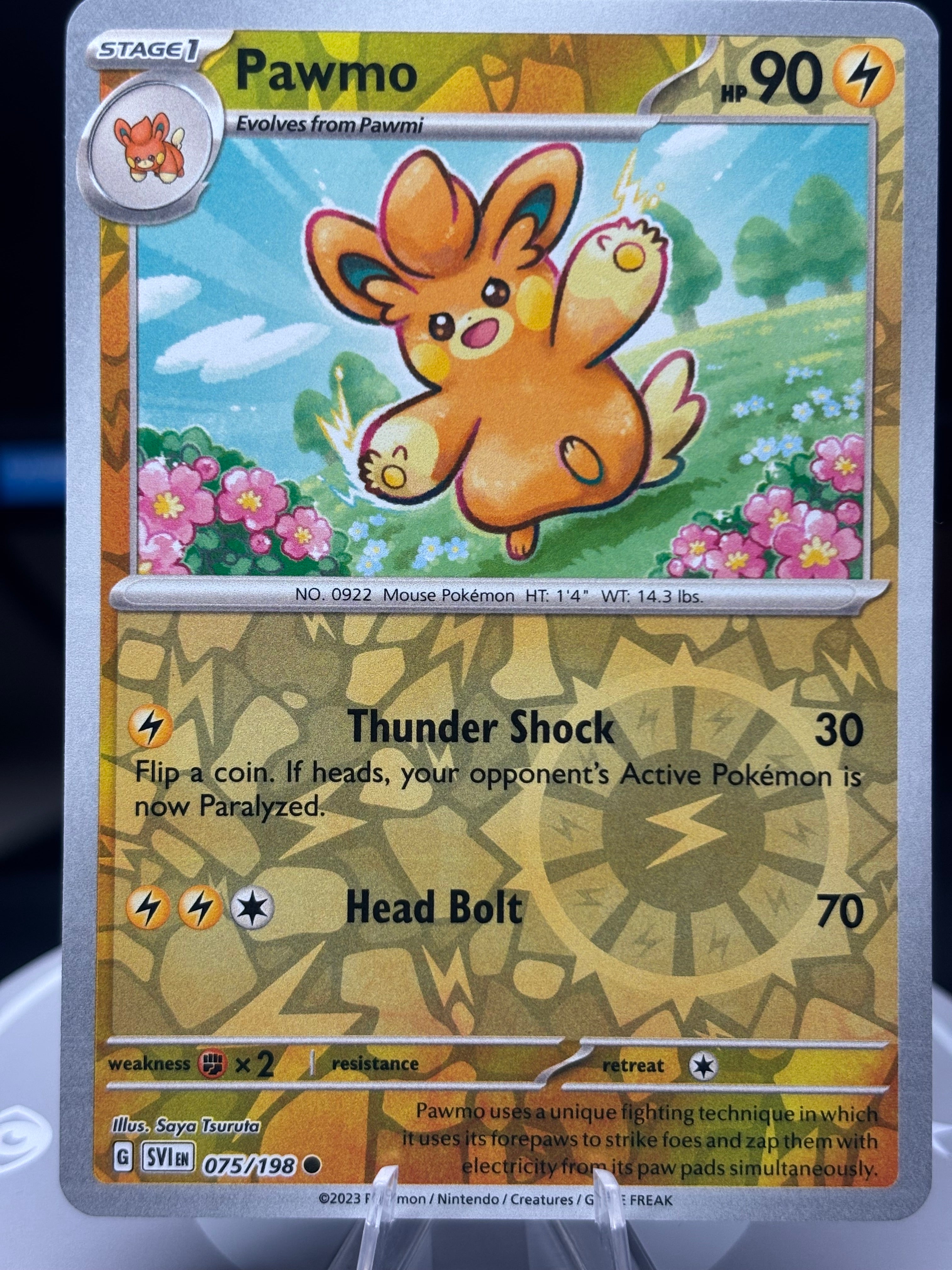awmo 075/198 - Scarlet and Violet - Reverse Holo