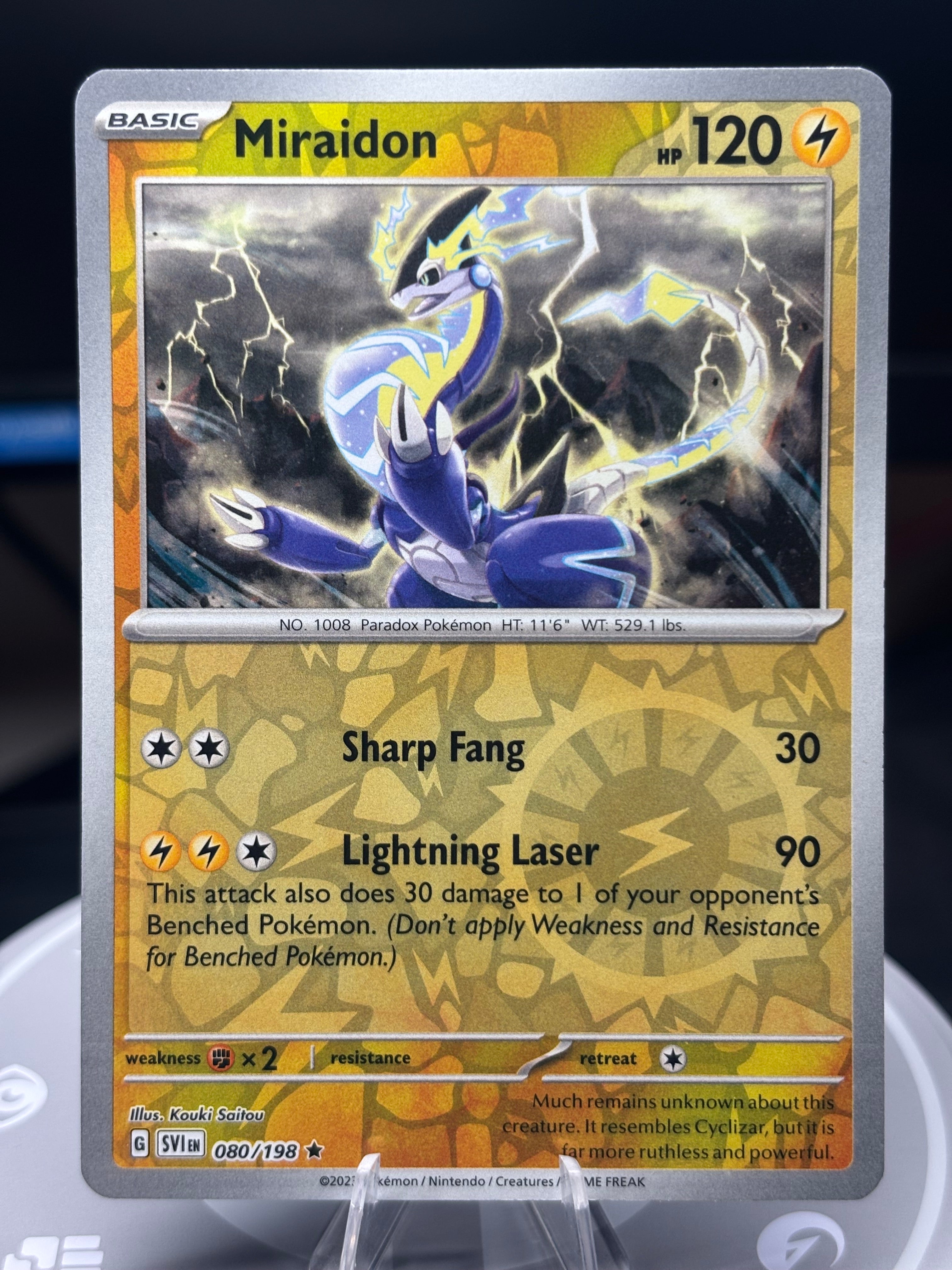 Miraidon 080/198 - Reverse Holo - Scarlet Violet