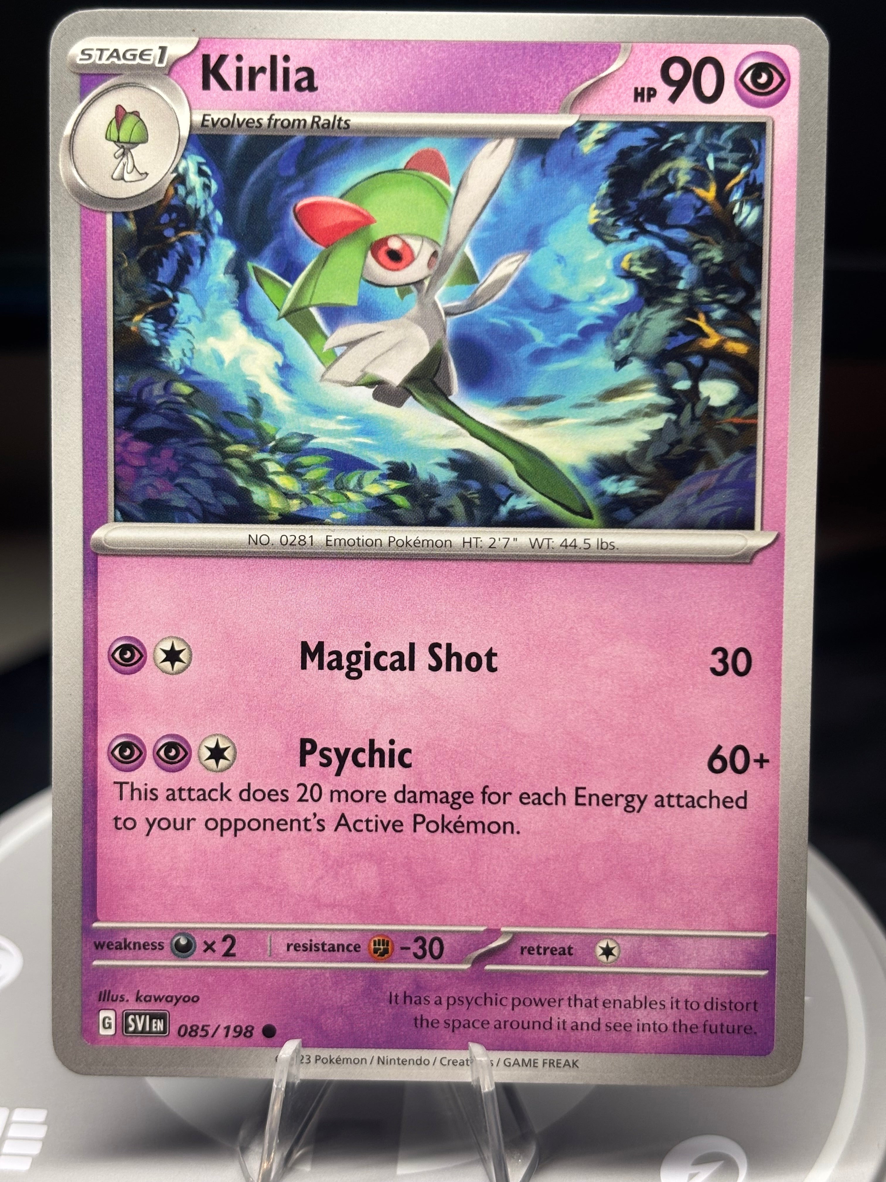 Kirlia 085/198 - Reverse Holo - Scarlet and Violet Base