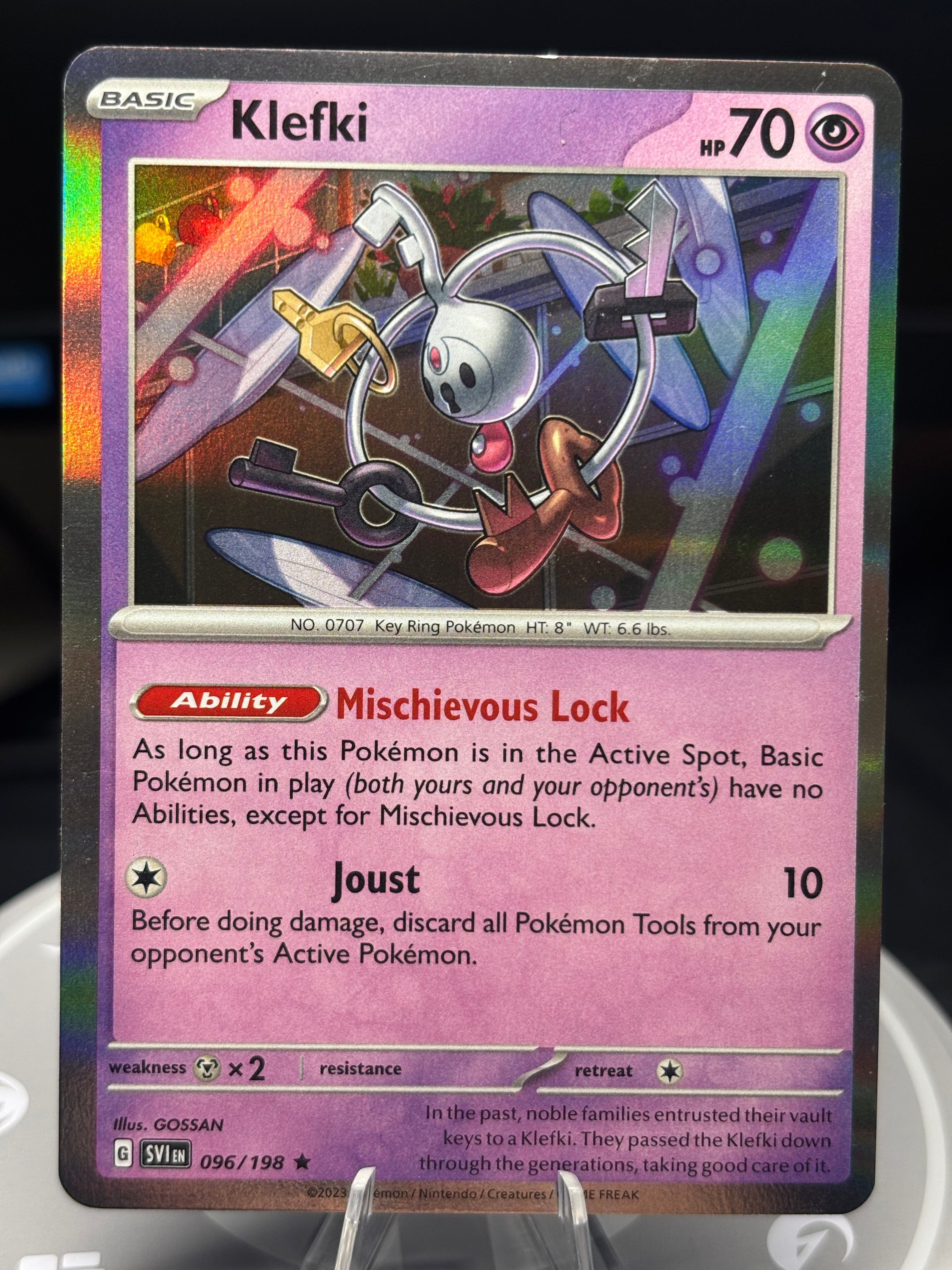 KLEFKI - 096/198 - Holo - Scarlet & Violet