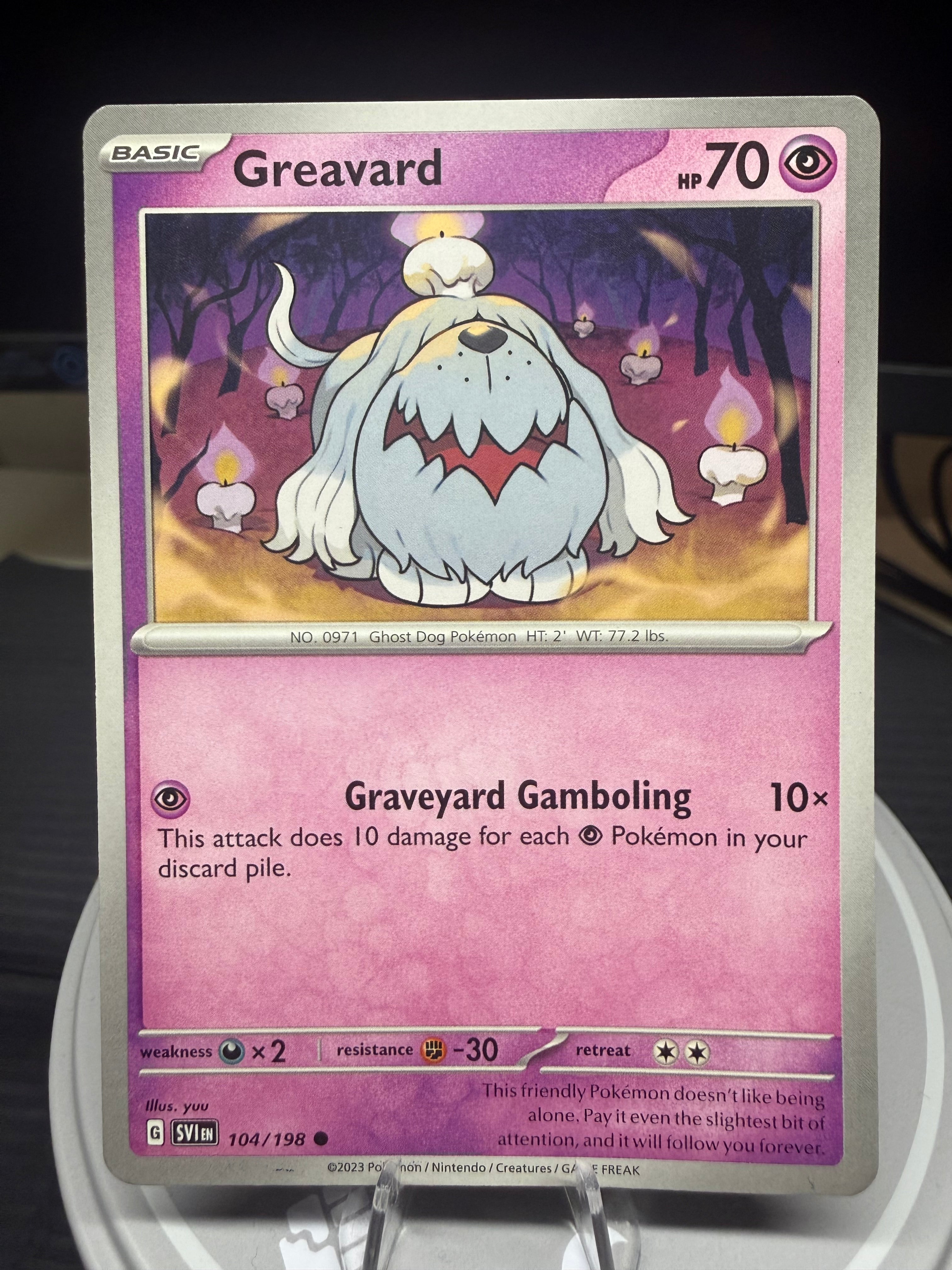Greavard - 104/198 - Scarlet & Violet