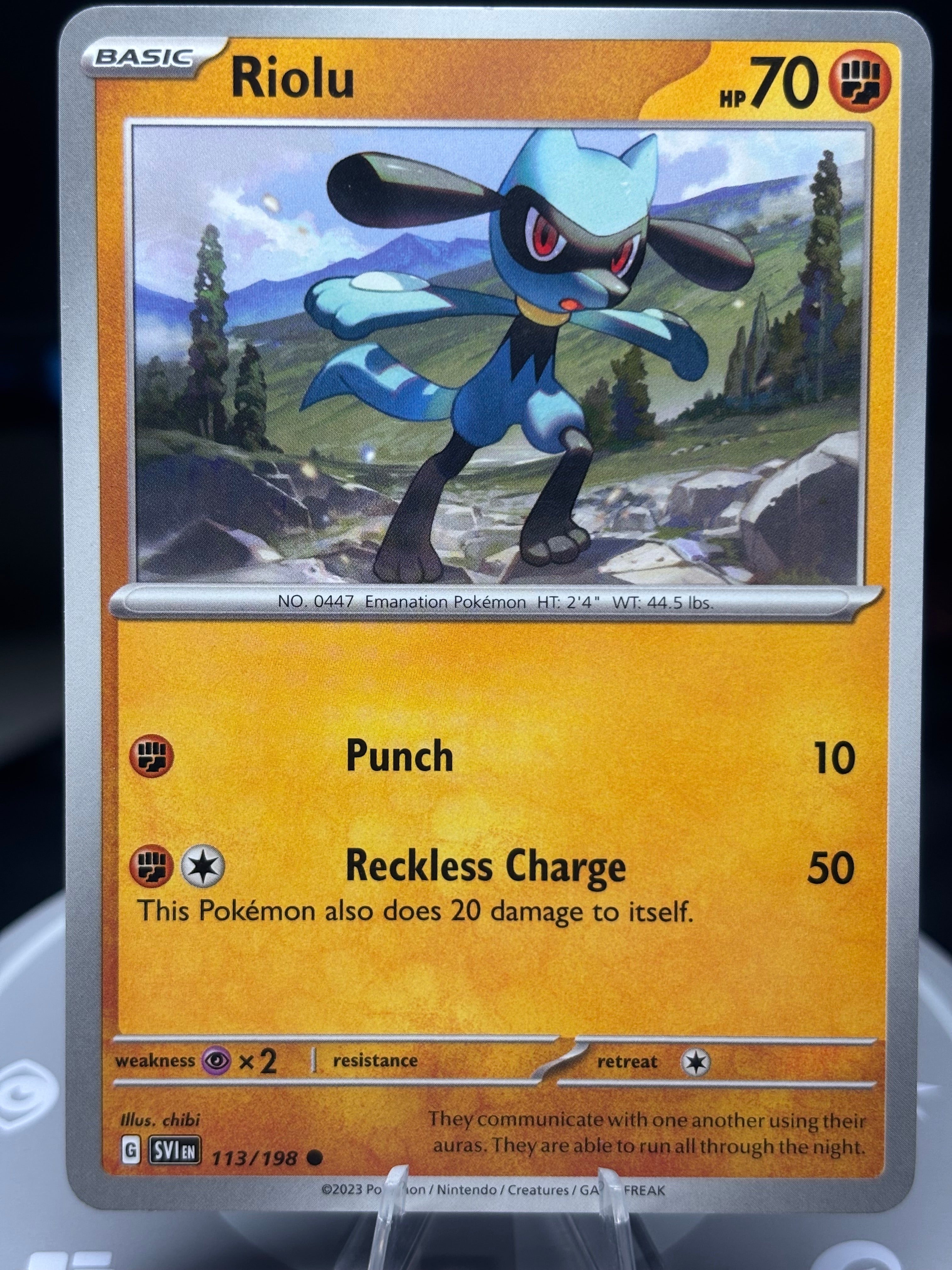 Riolu - 113/198 - Scarlet & Violet