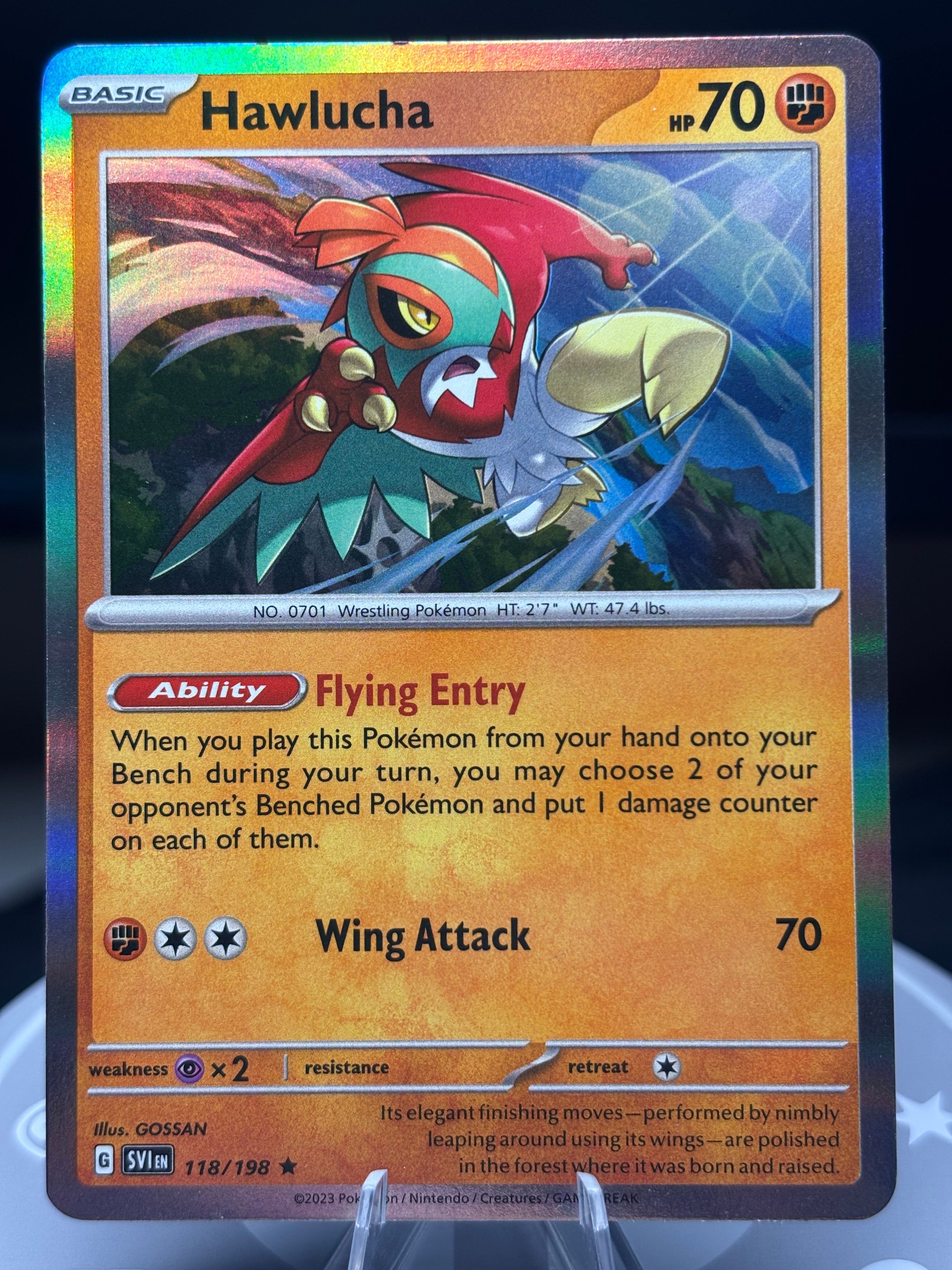 Hawlucha - 118/198 - Holo - Scarlet & Violet