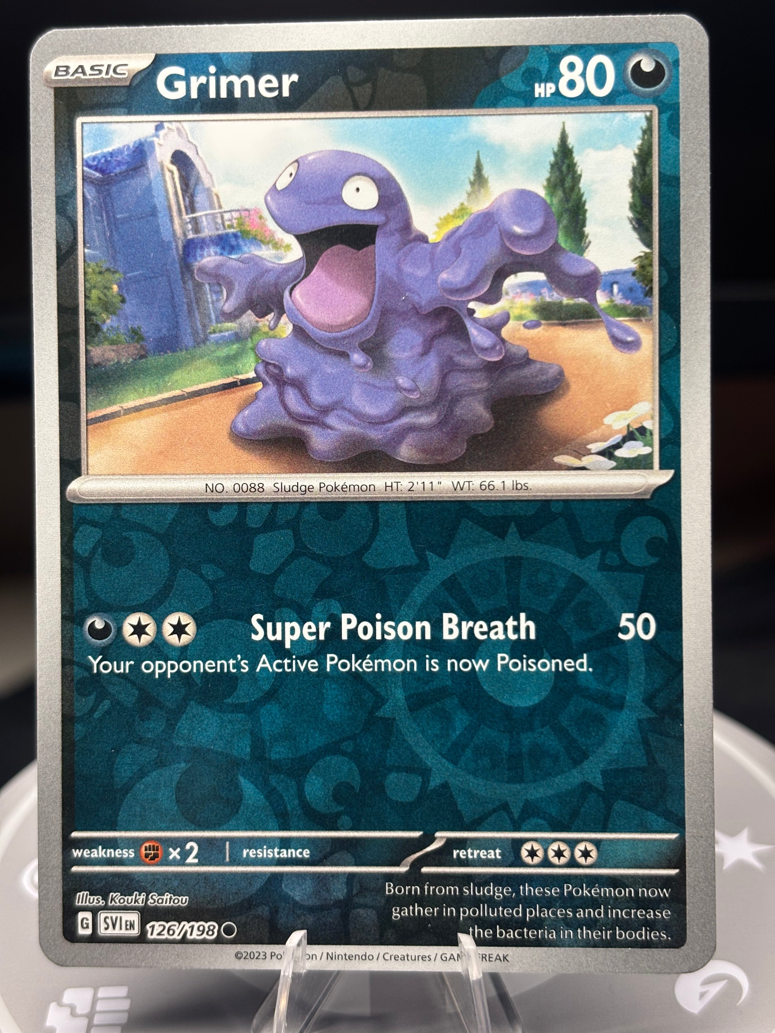 Grimer - 126/198 - Scarlet & Violet