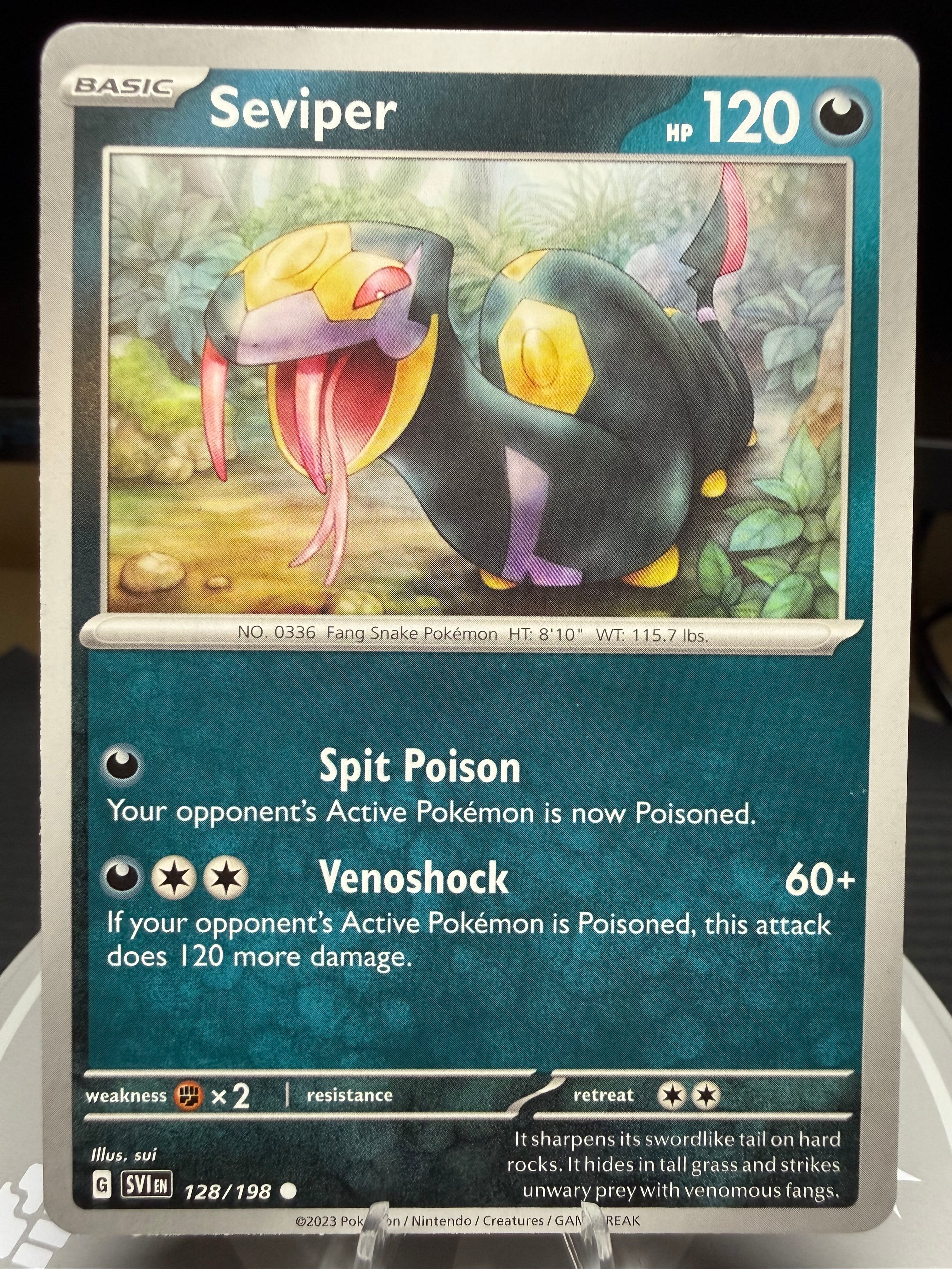 Seviper - 128/198  - Scarlet & Violet