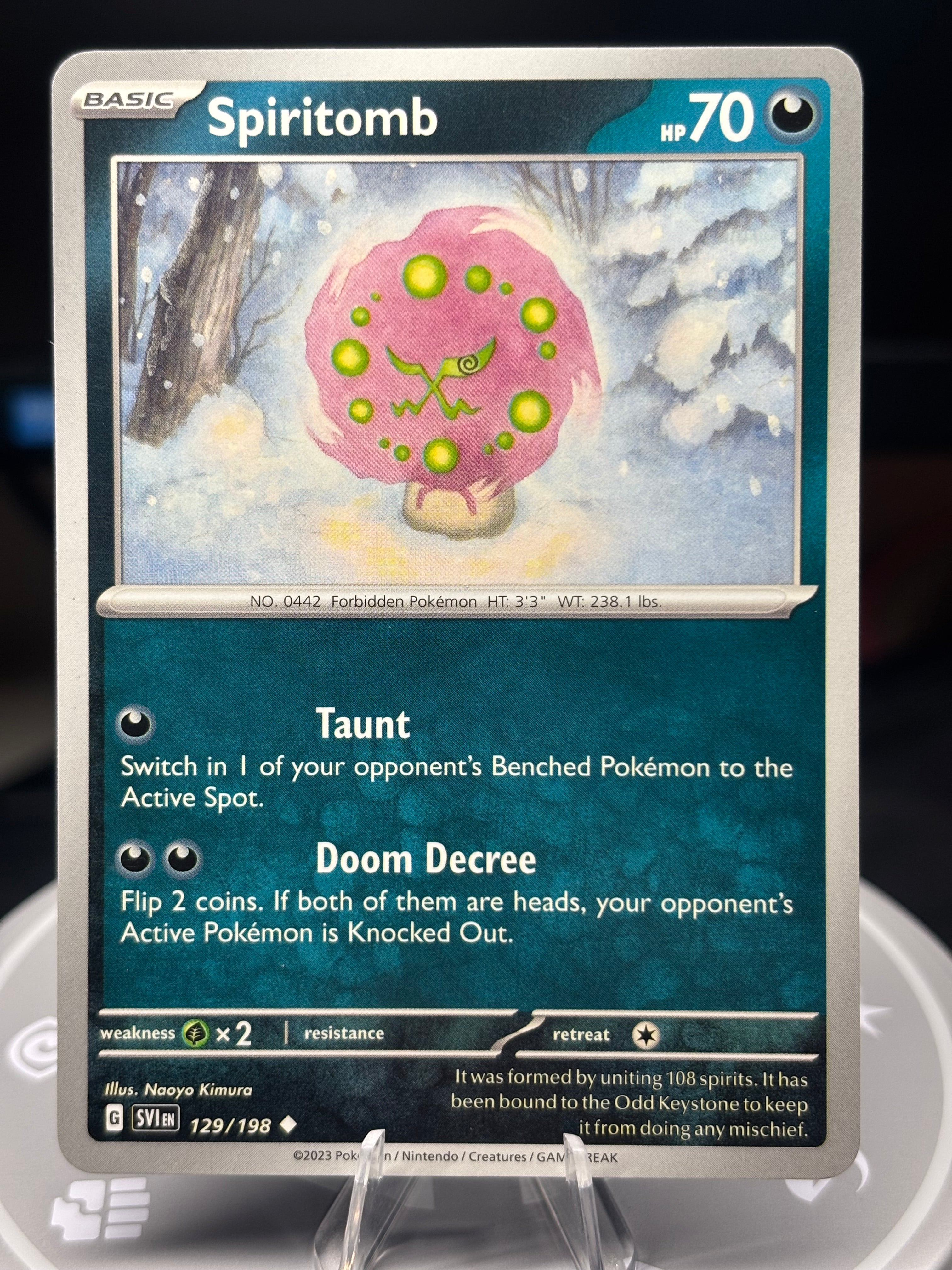 Spiritomb - 129/198 - Scarlet & Violet