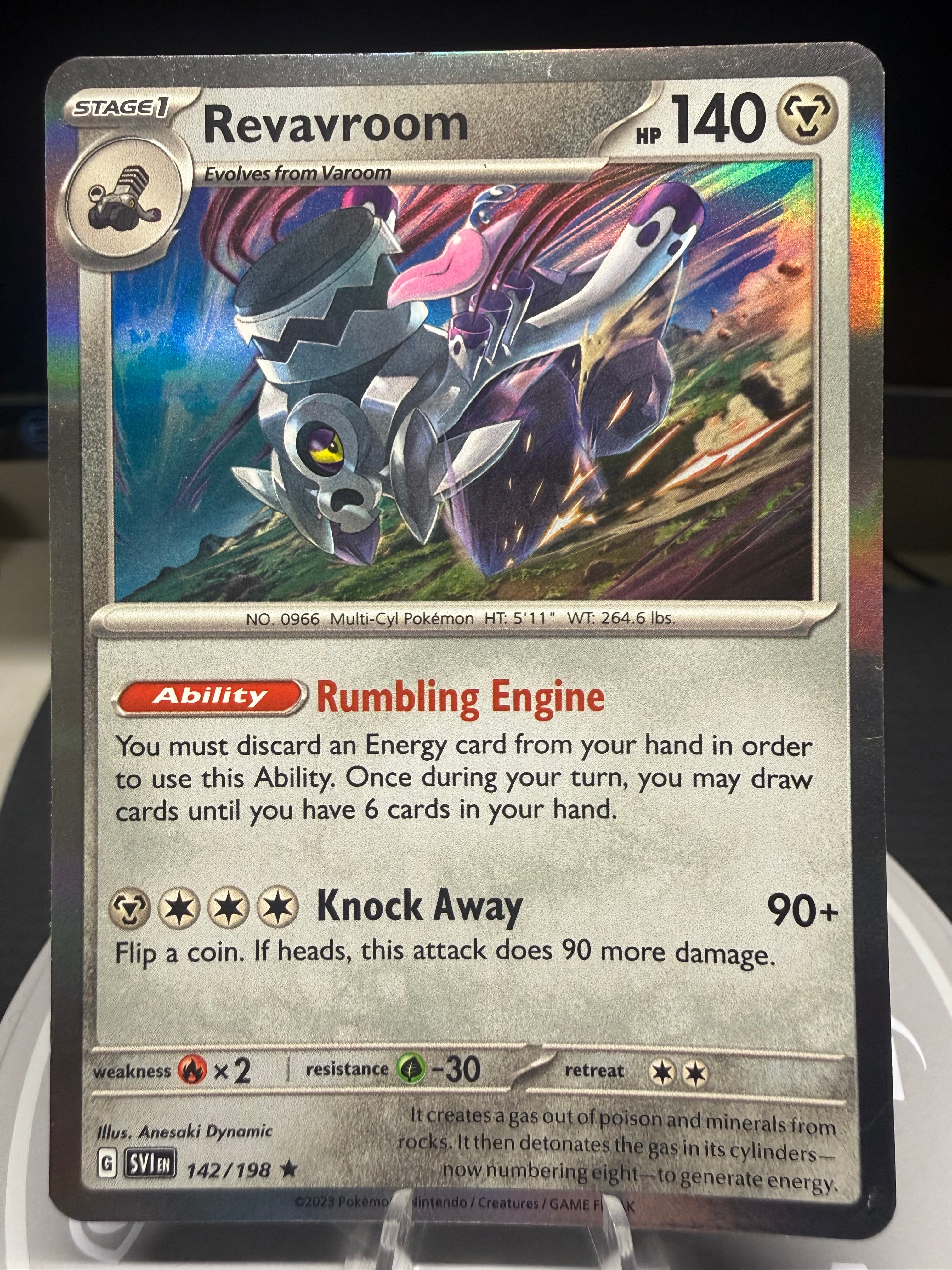 Revavroom - 142/198 - Holo - Scarlet & Violet