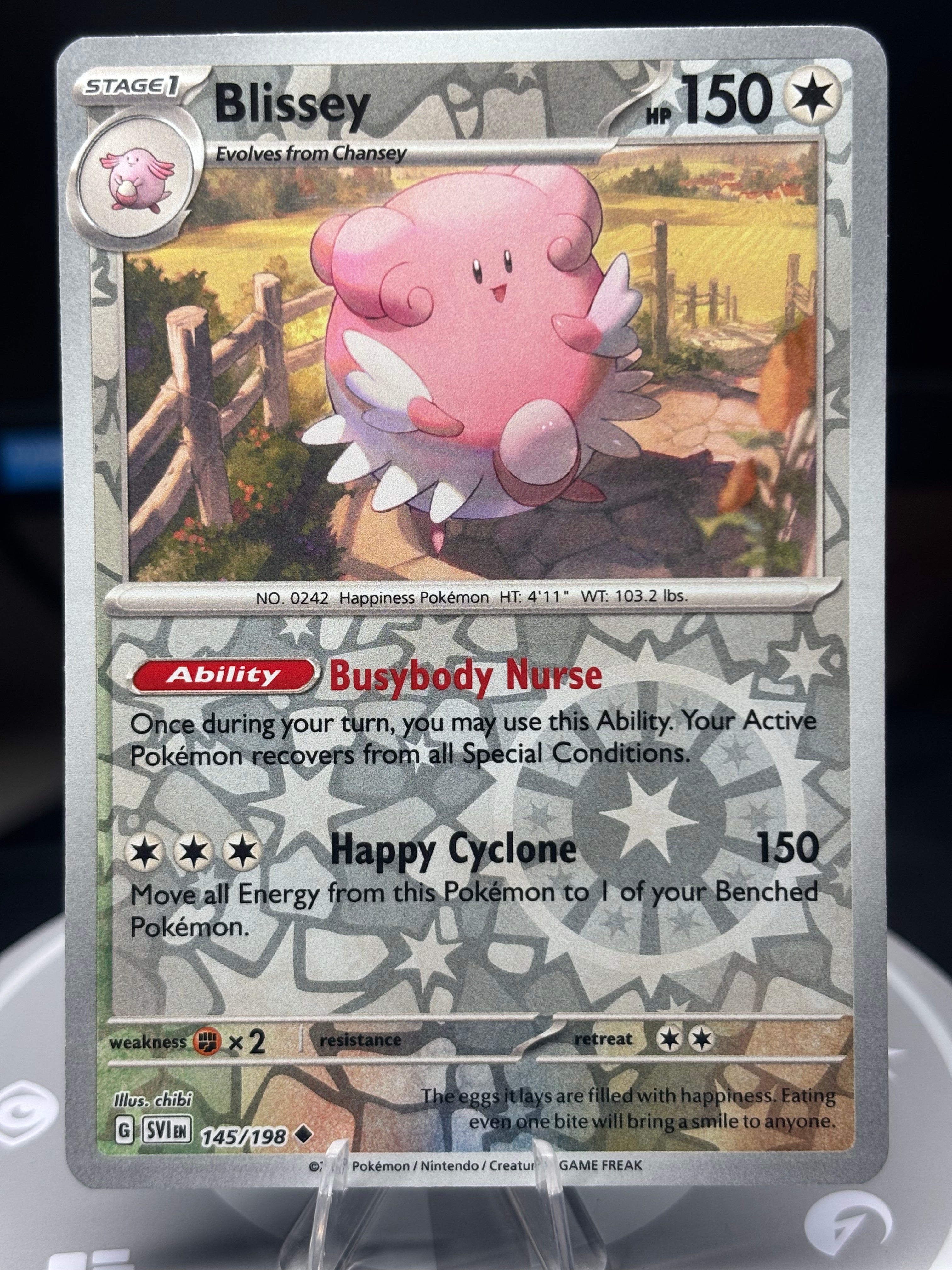 Chansey - 145/198 - Reverse Holo - Scarlet & Violet