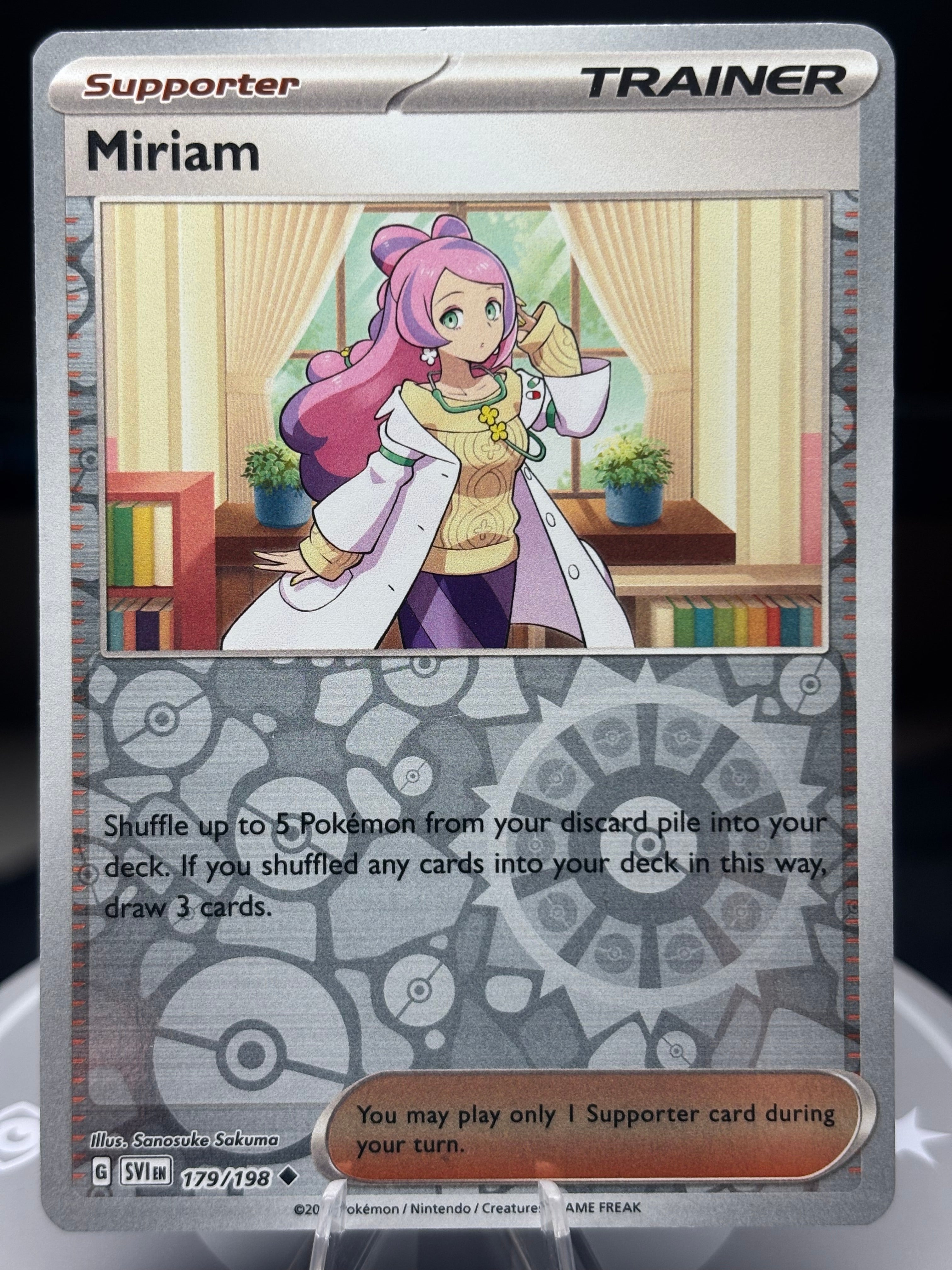 Scarlet & Violet - Miriam - Reverse Holo - 179/198