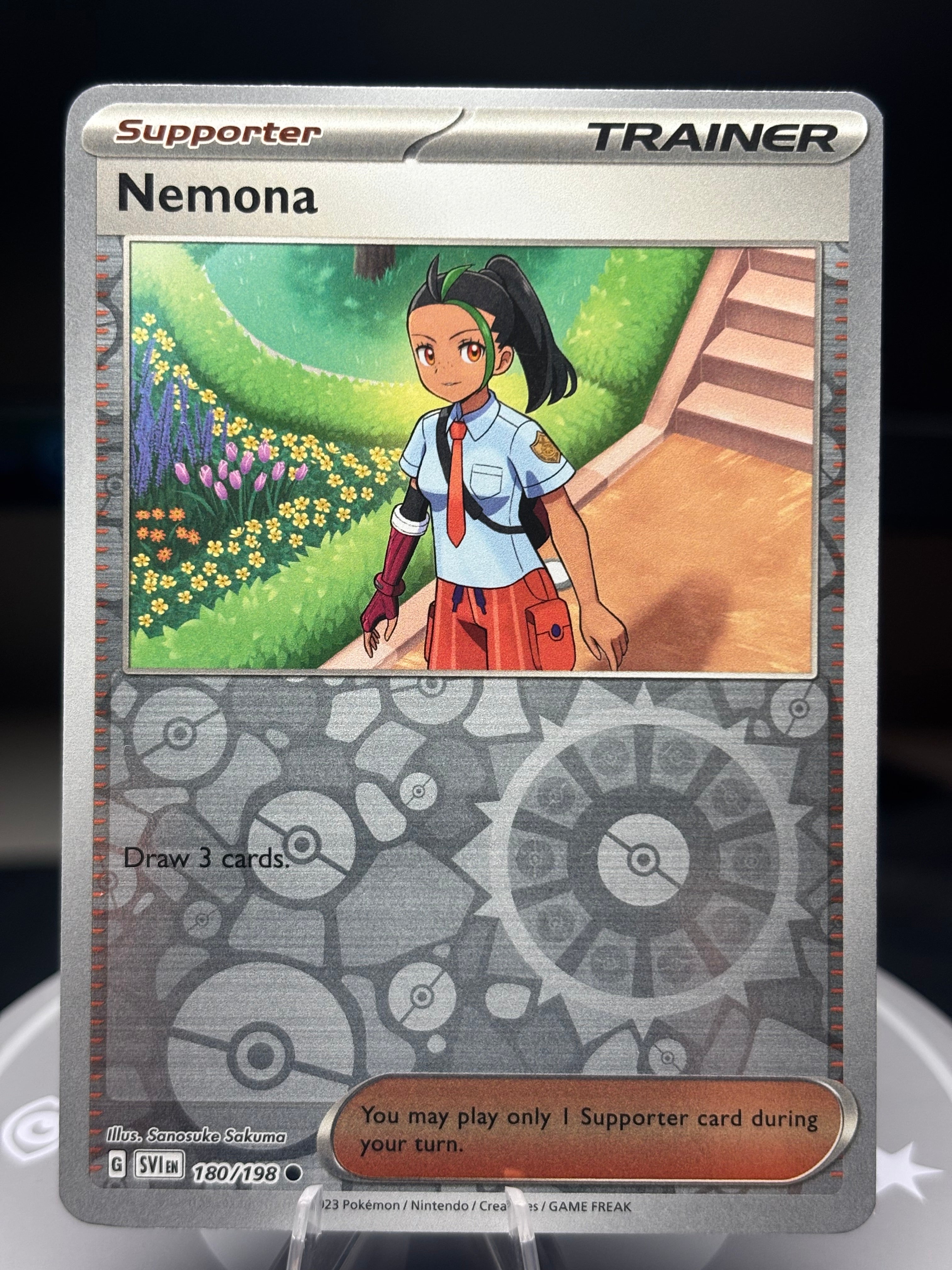Nemona 180/198 Reverse Holo - Scarlet & Violet
