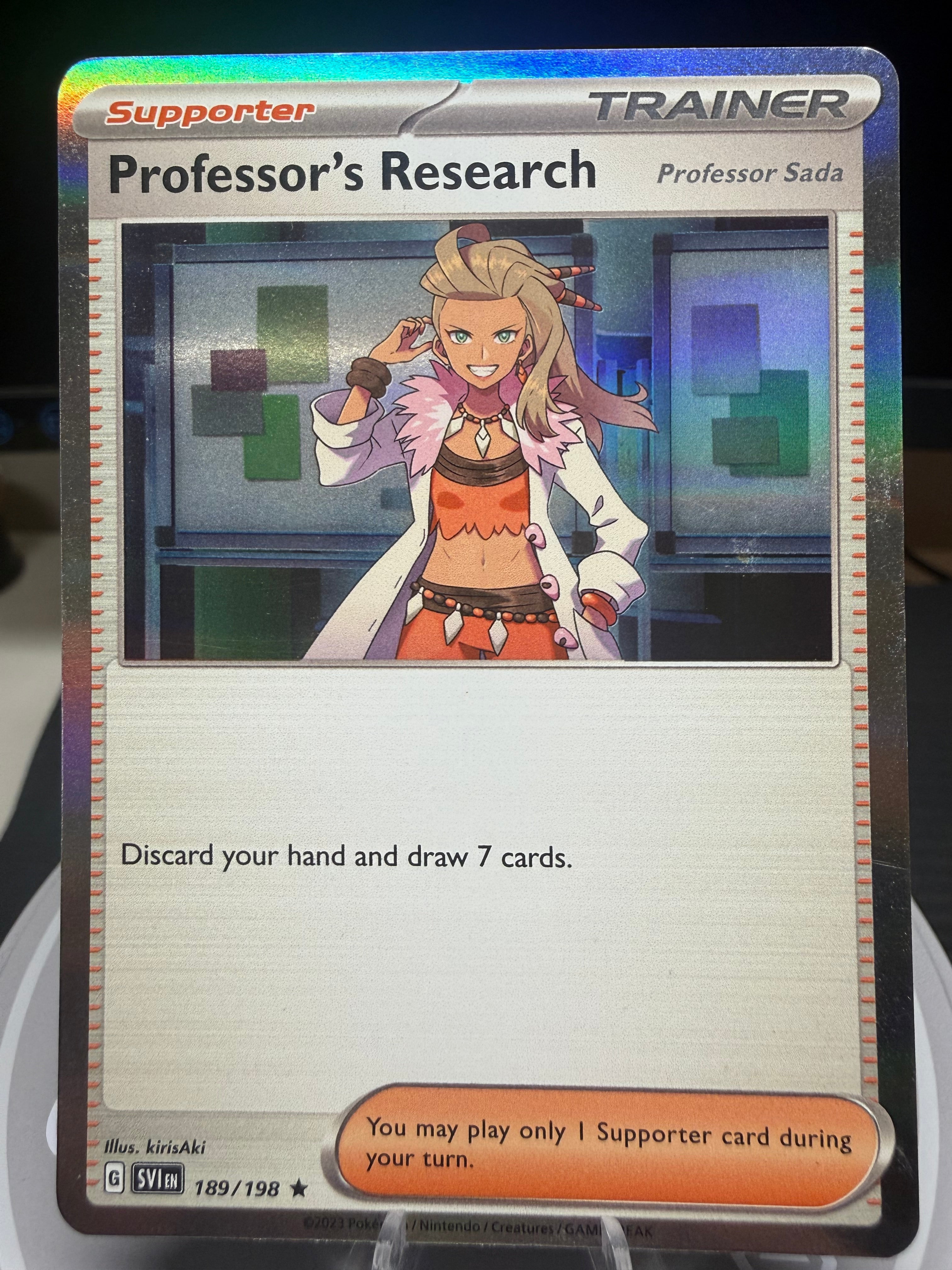 Professor's Research - 189/198 - Holo - Scarlet & Violet