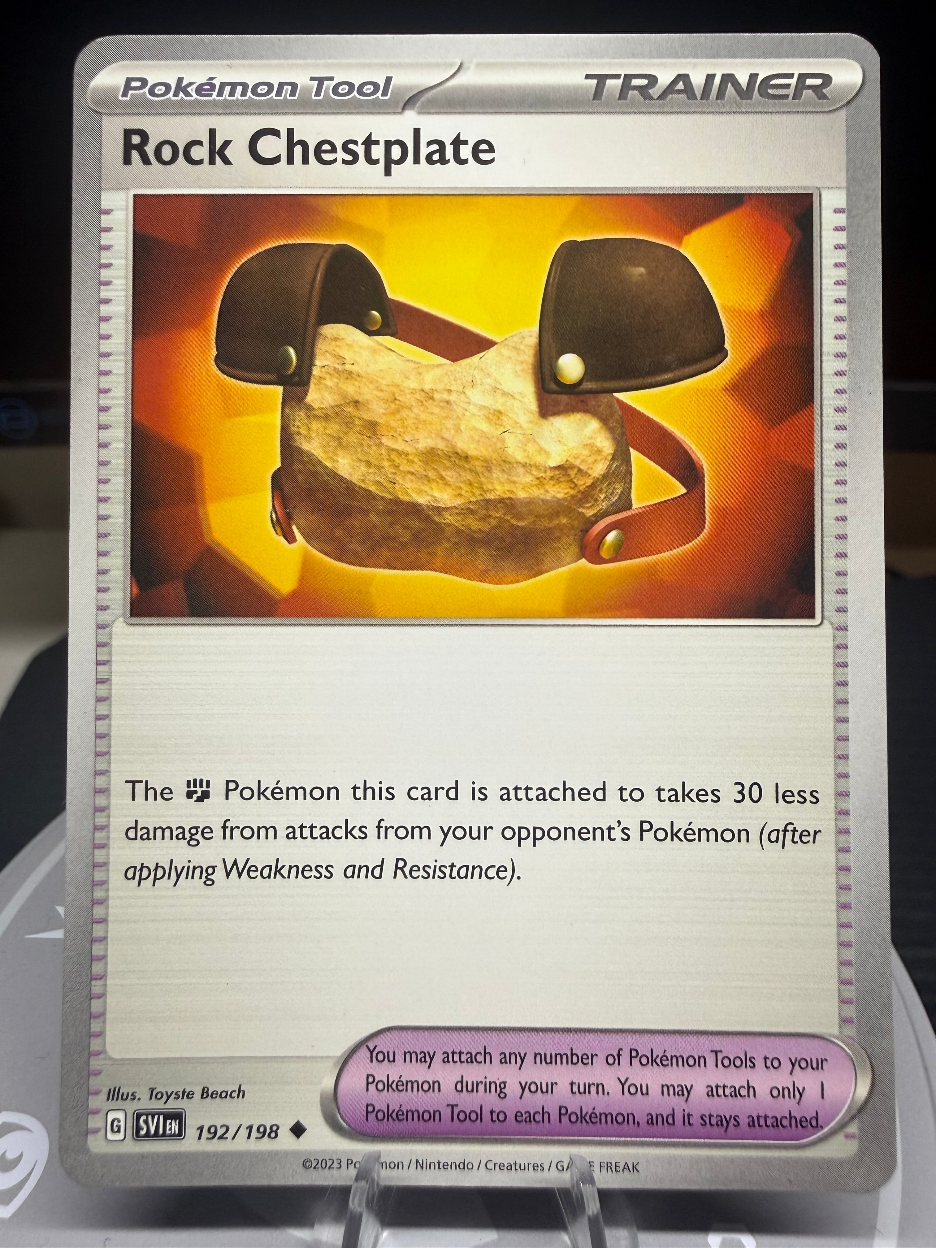 Pokemon Rock Chestplate 192/198 Scarlet Violet