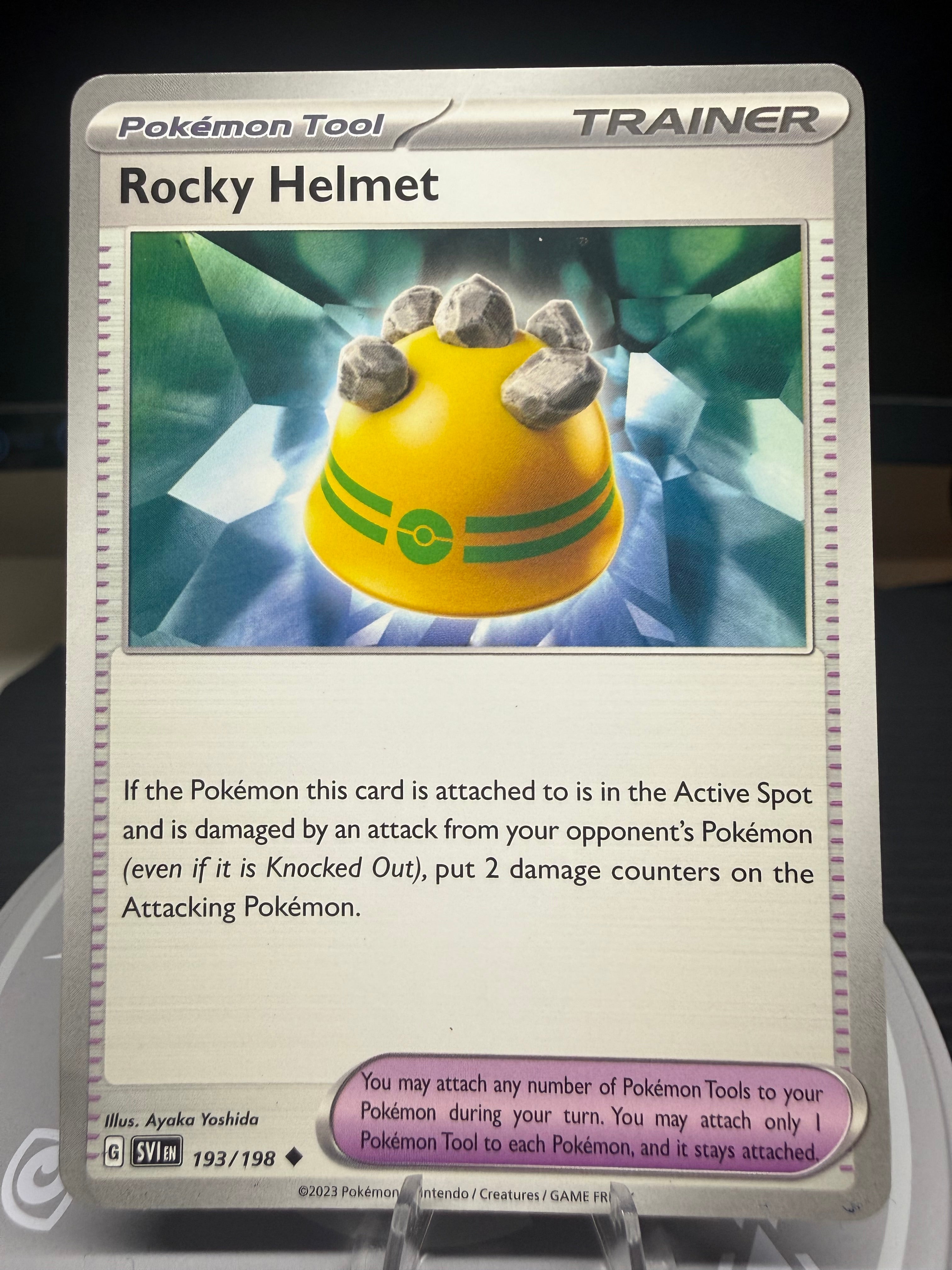 Pokemon Rocky Helmet 193/198 Scarlet Violet