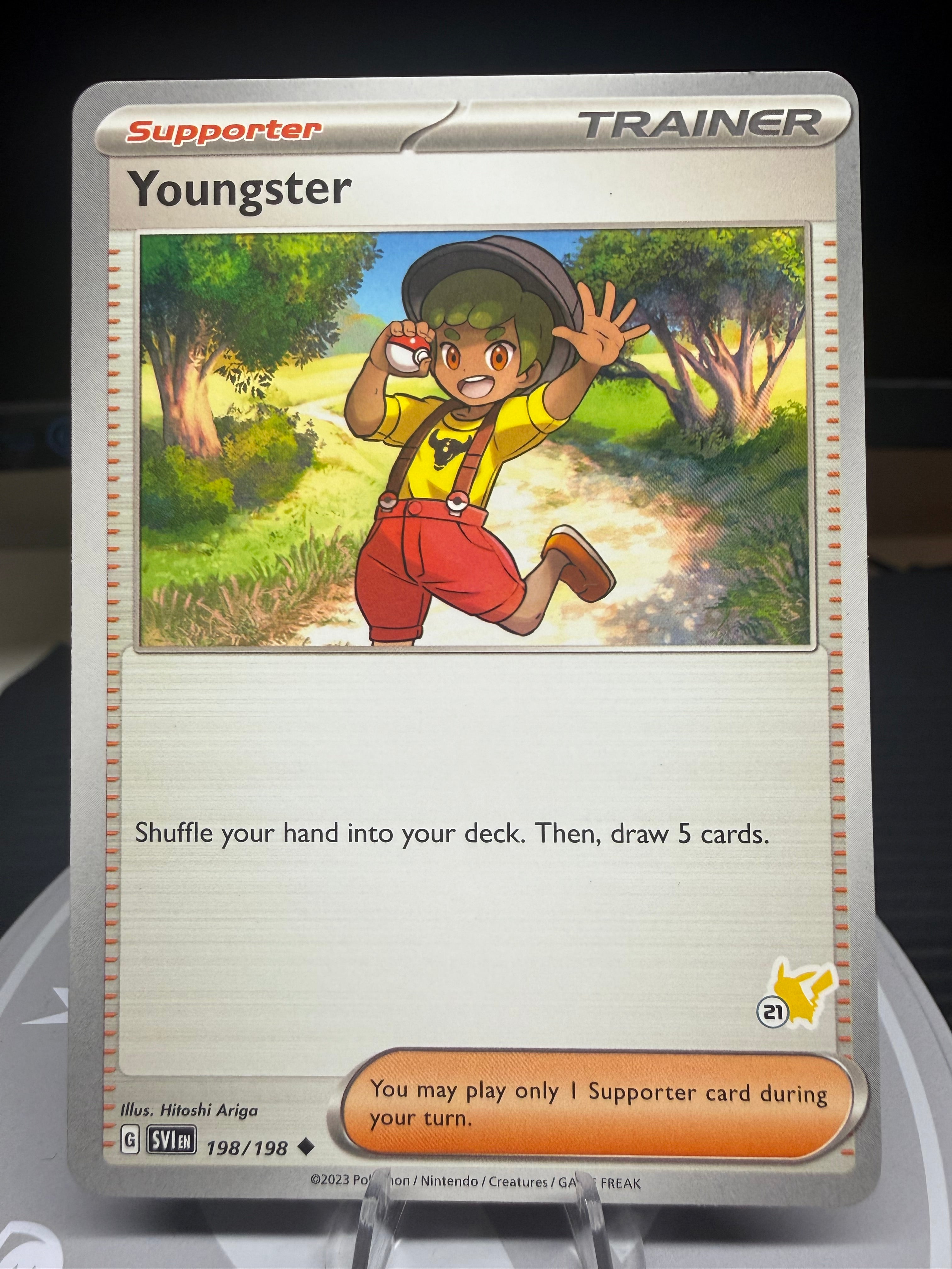 Pokemon Youngster 198/198 - Scarlet & Violet