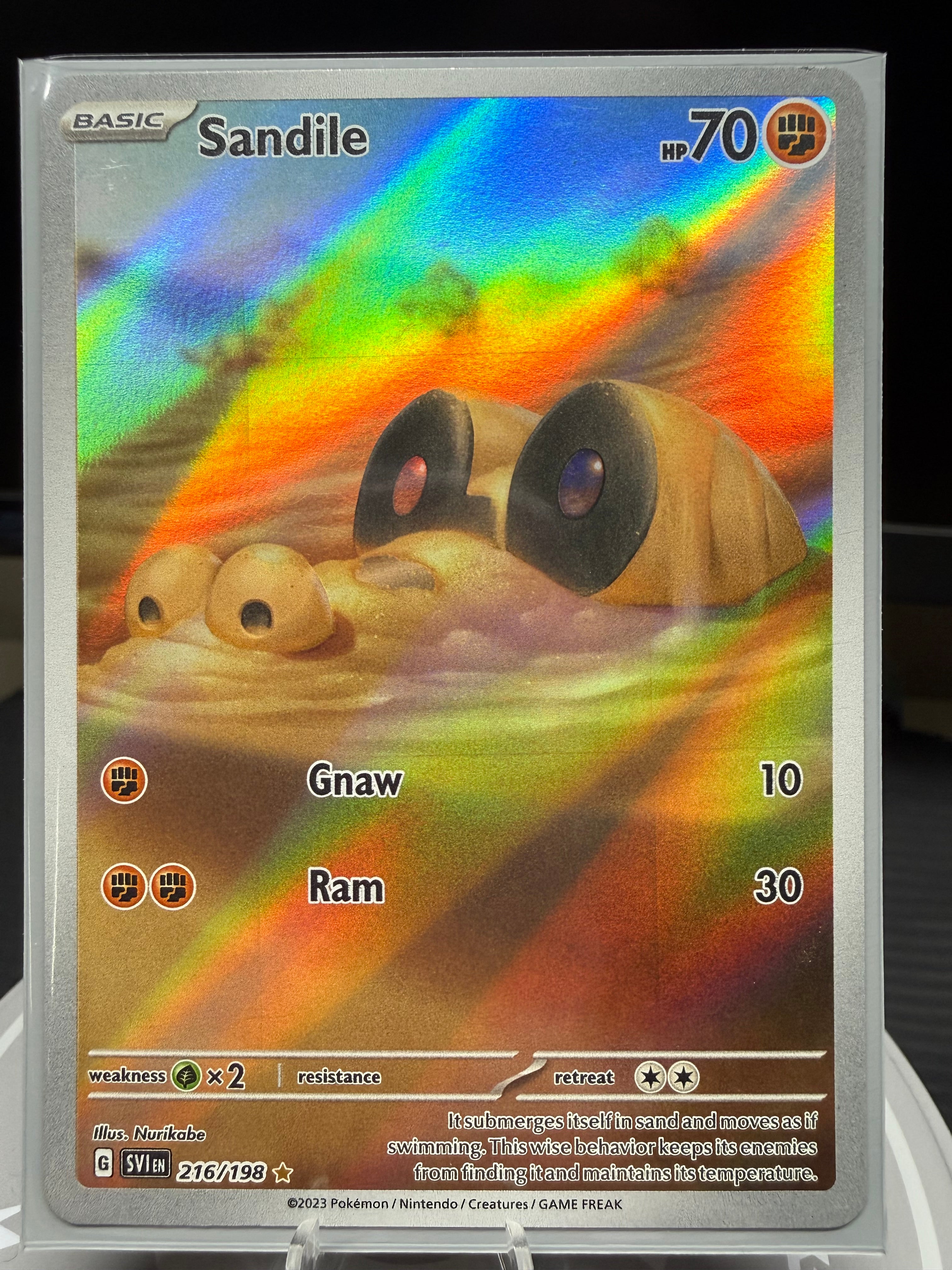 Sandile 216/198 - Illustration Rare - Scarlet & Violet