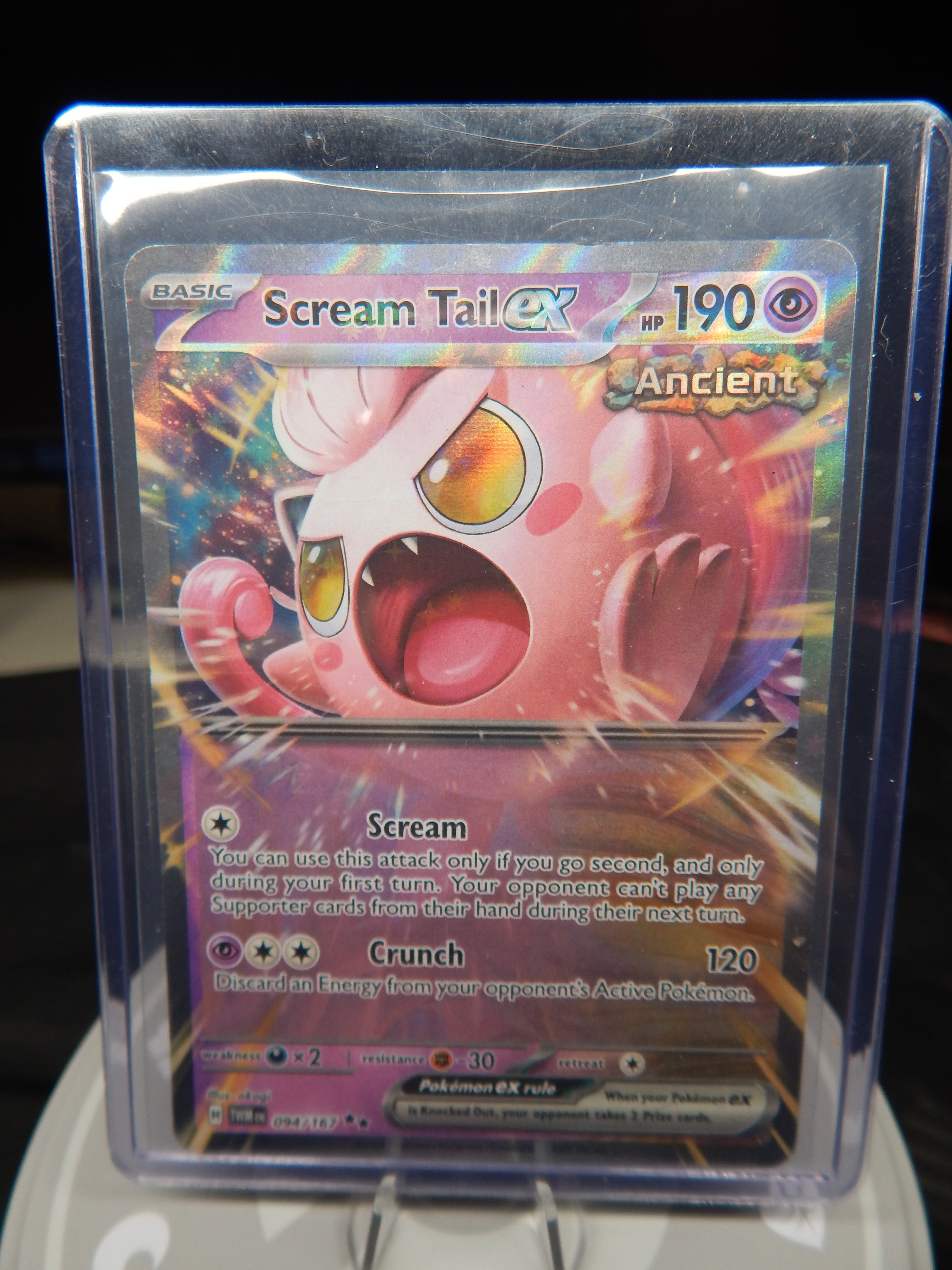 Scream Tail ex 094/167 Double Rare Twilight Masquerade Pokemon
