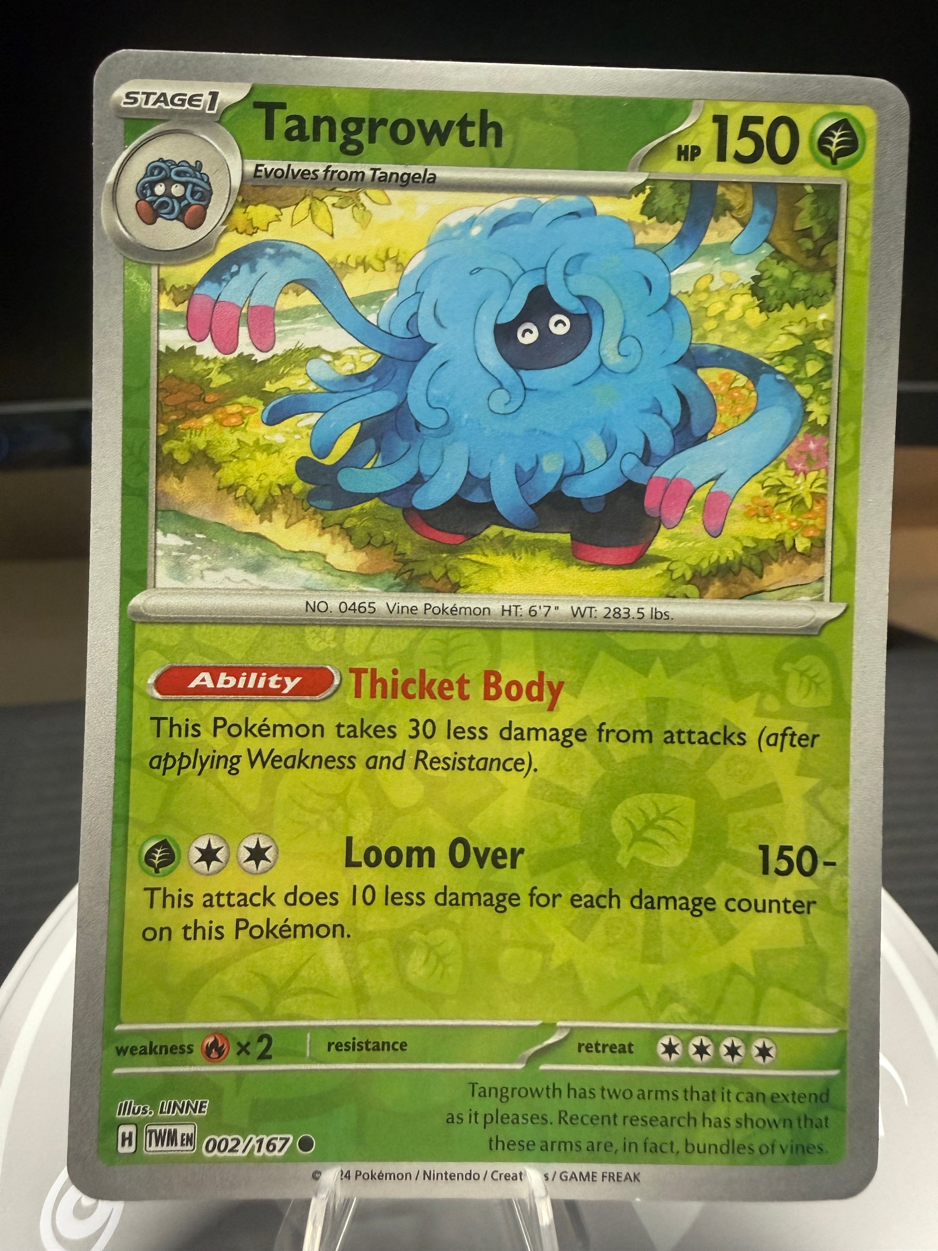 Tangrowth 002/167 Twilight Masquerade Reverse Holo
