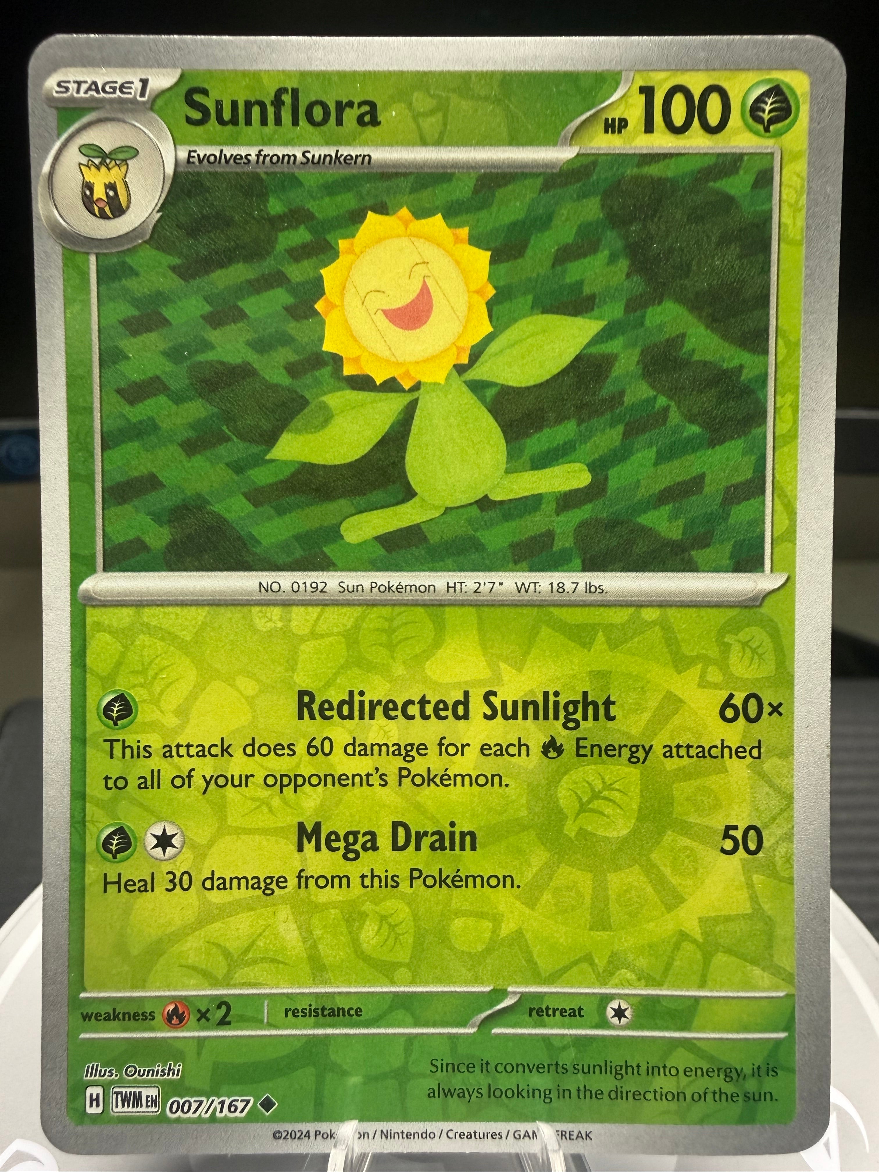 Sunflora - 007/167 - Twilight Masquerade - Reverse Holo