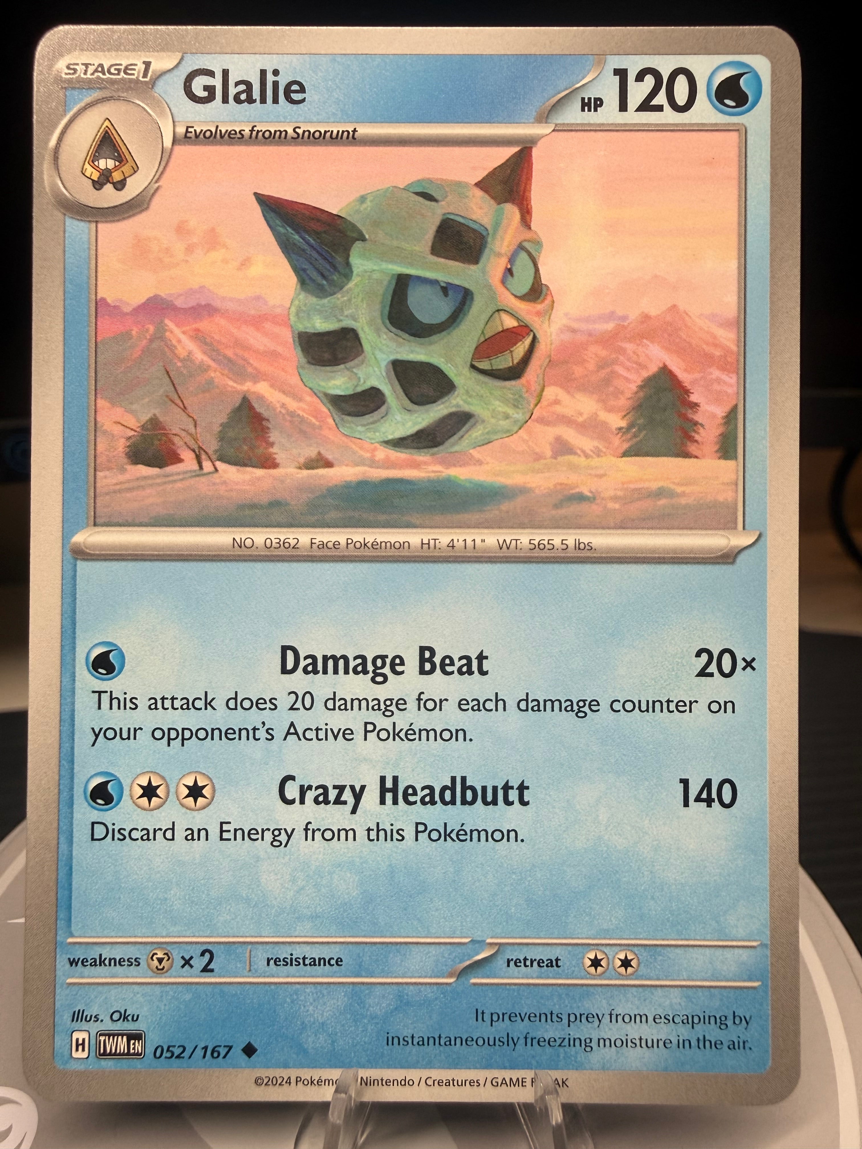 Glalie - 052/167 - Twilight Masquerade