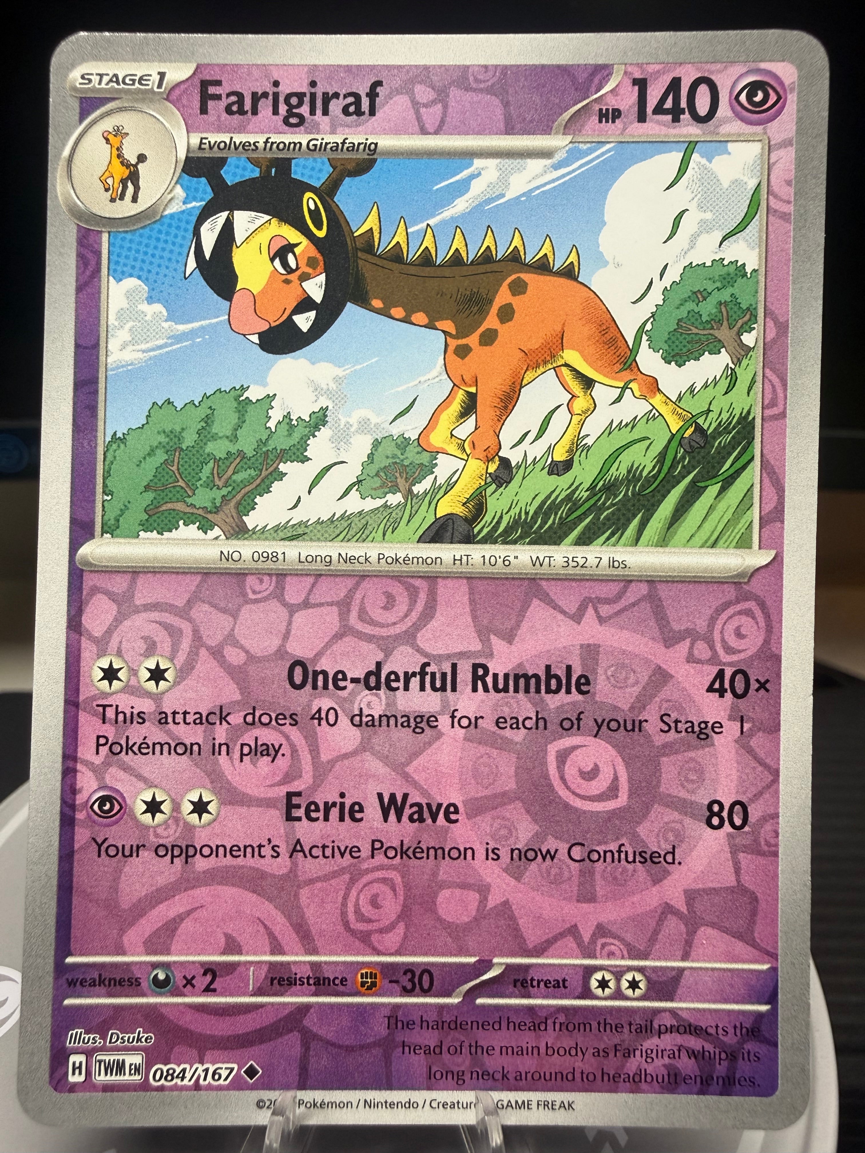 Farigiraf - 084/167 - Reverse Holo - Twilight Masquerade