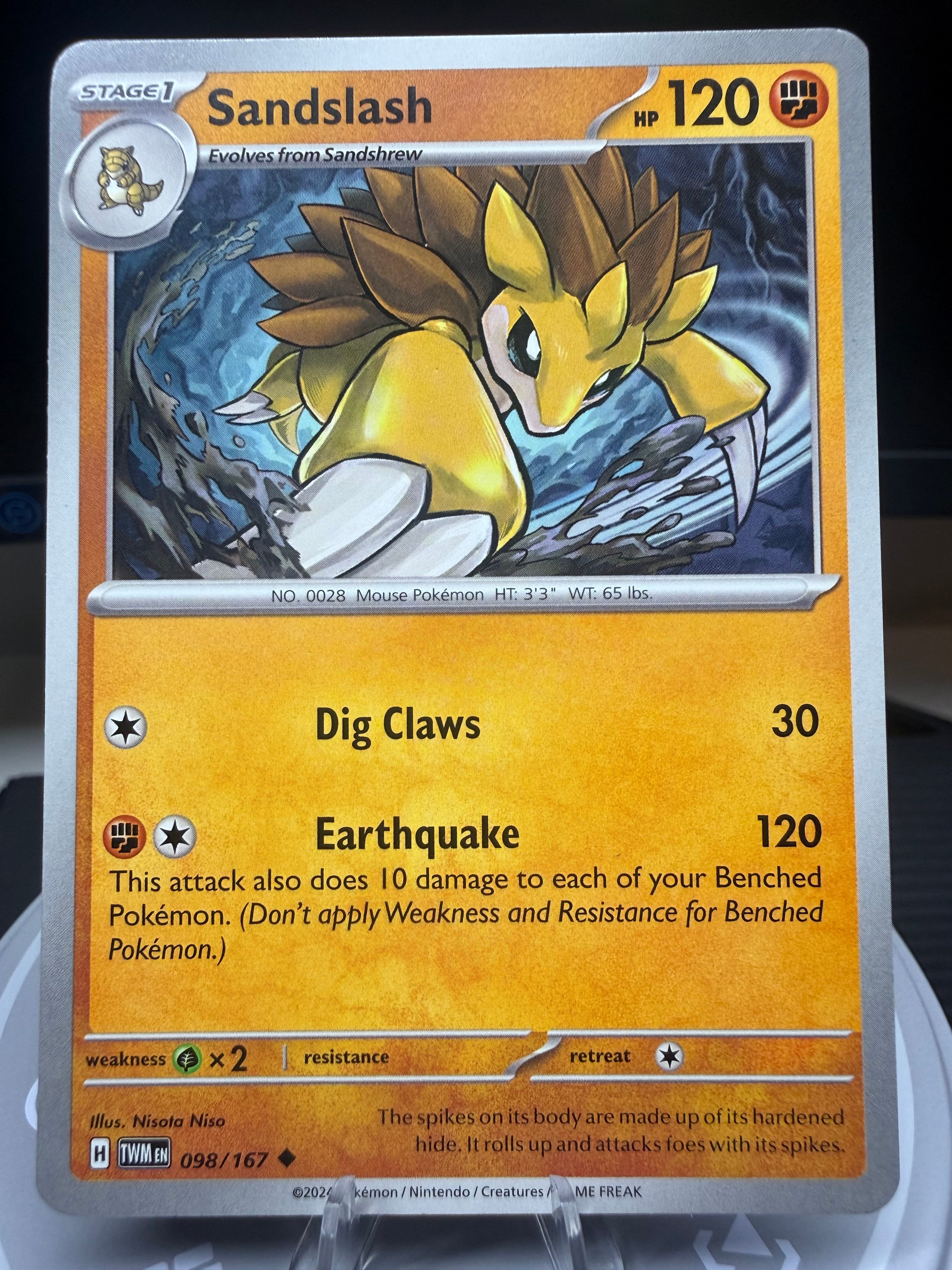 Sandslash - 098/167 - Twilight Masquerade