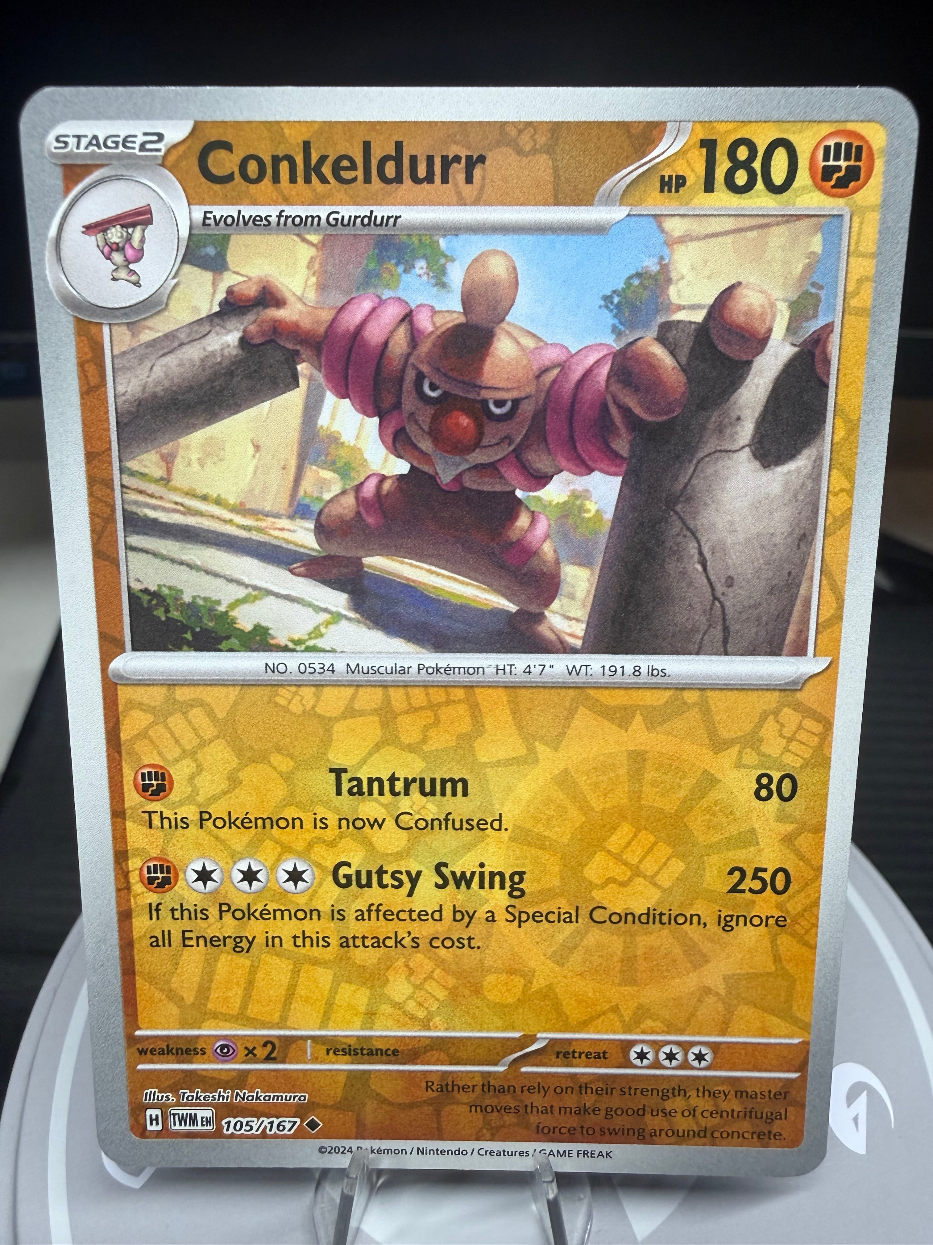 Conkeldurr - 105/167 - reverse Holo - Twilight Masquerade