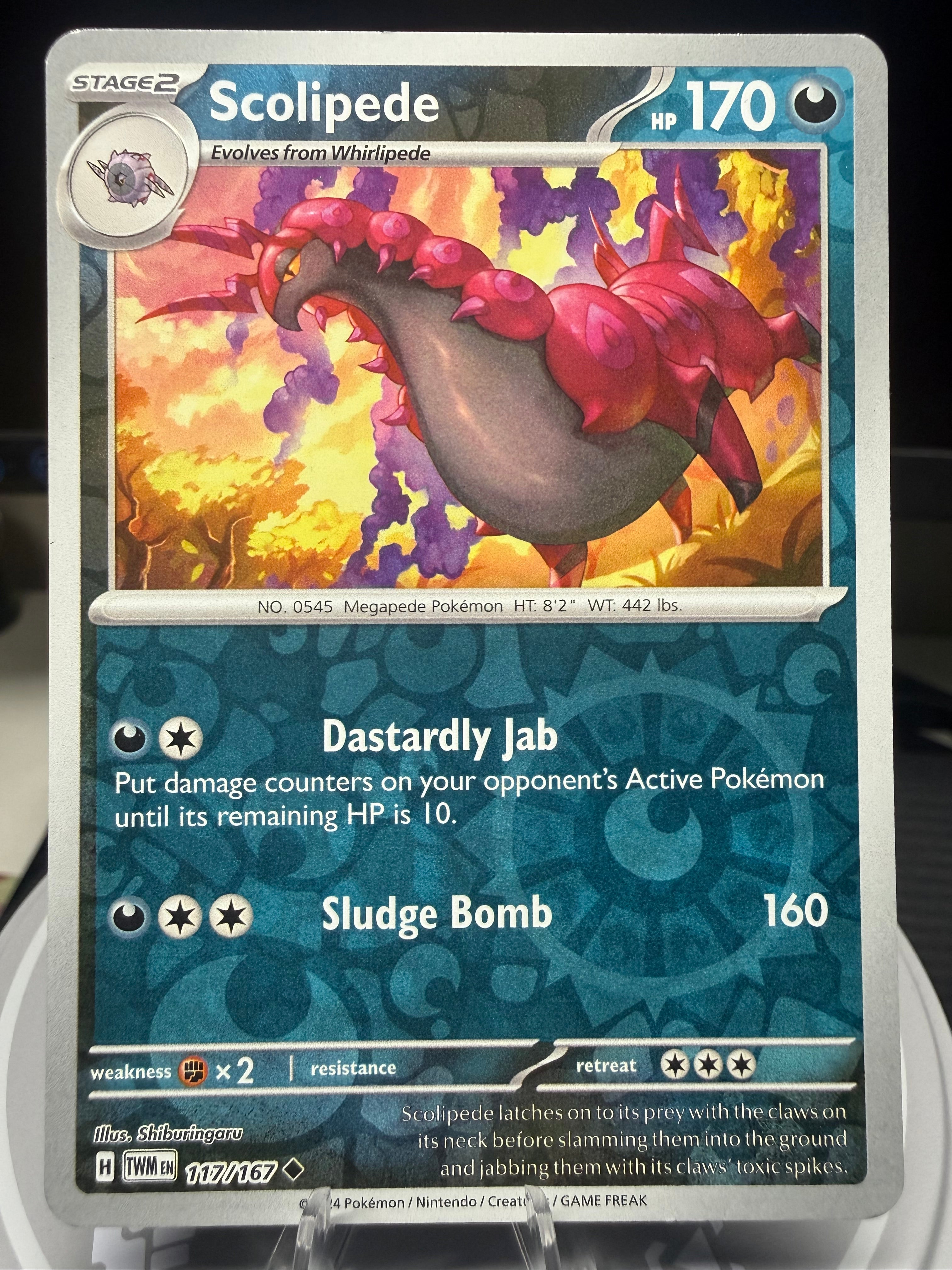 Scolipede - 117/167 - Reverse Holo - Twilight Masquerade