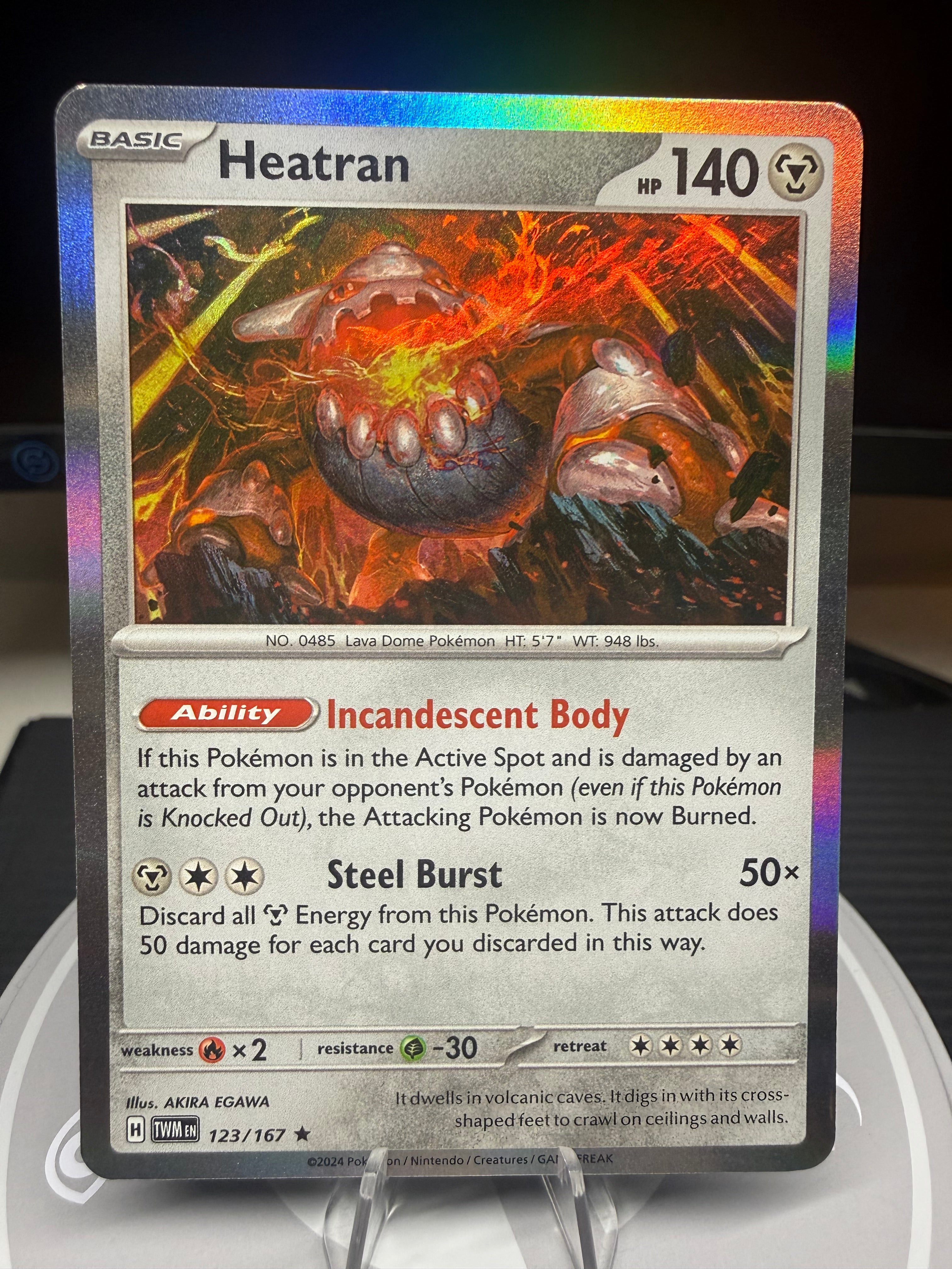 Heatran - 123/167 - Holo - Twilight Masquerade