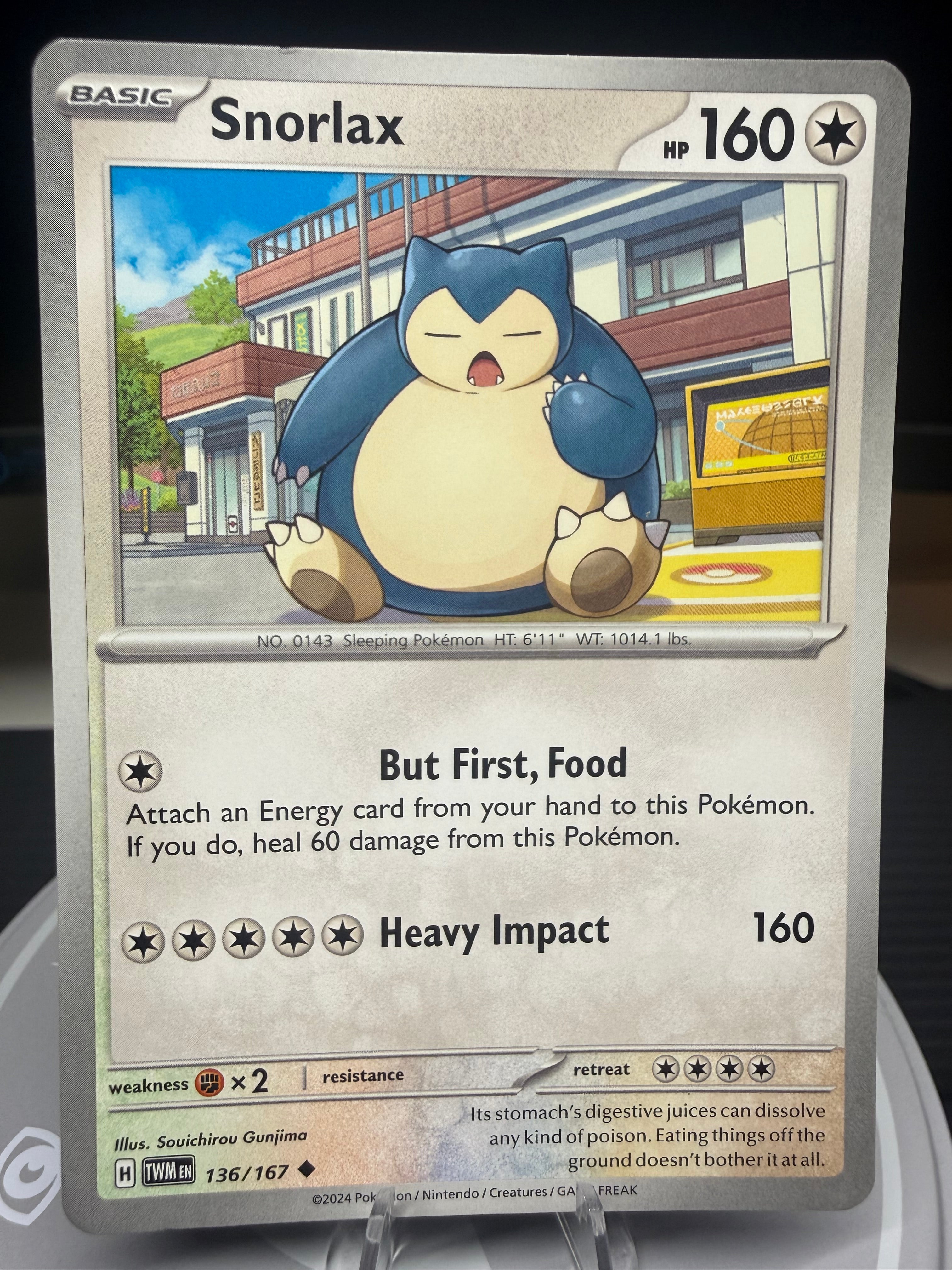 Snorlax 136/167 - Twilight Masquerade