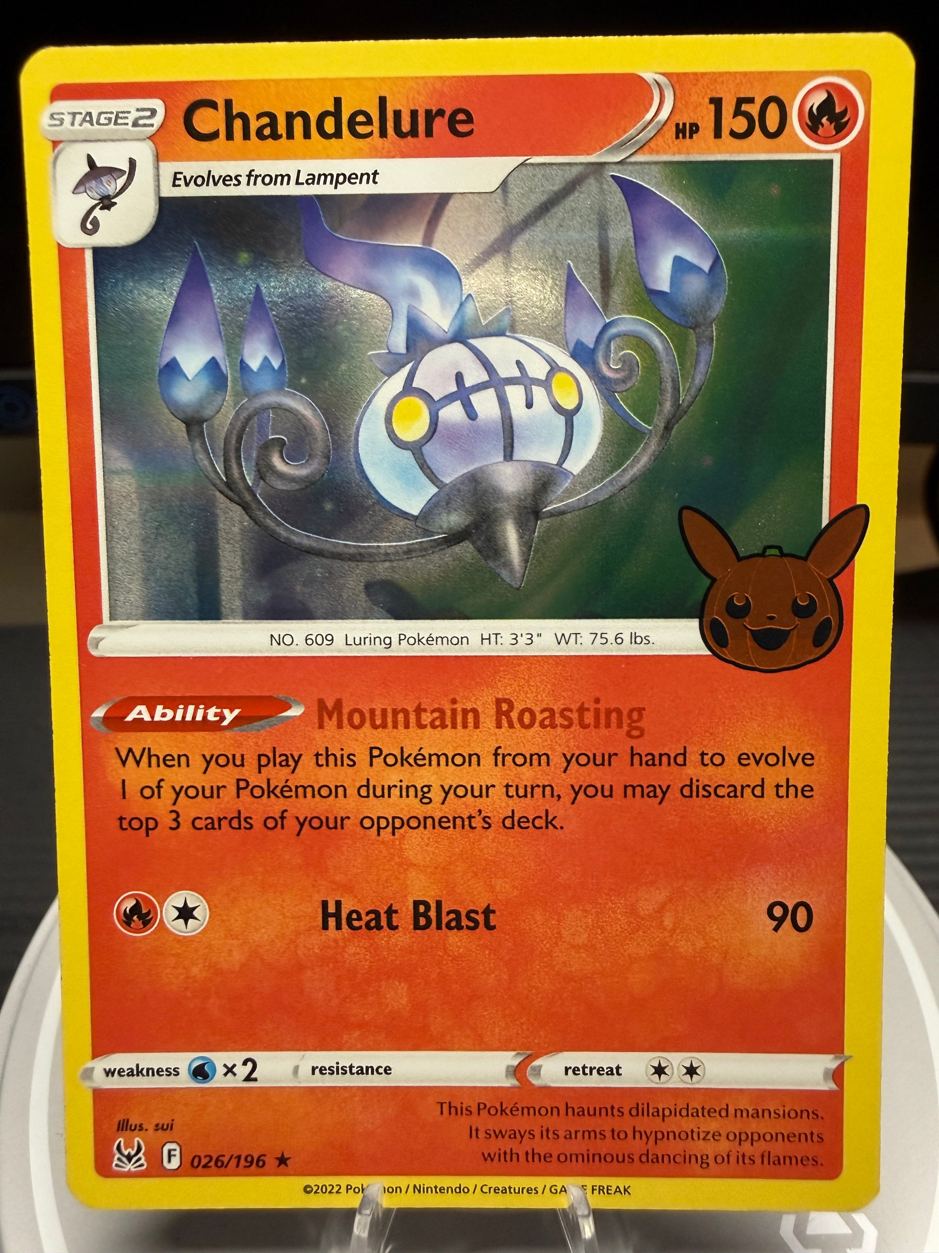 Chandelure - 026/196 - Holo - Trick or Trade