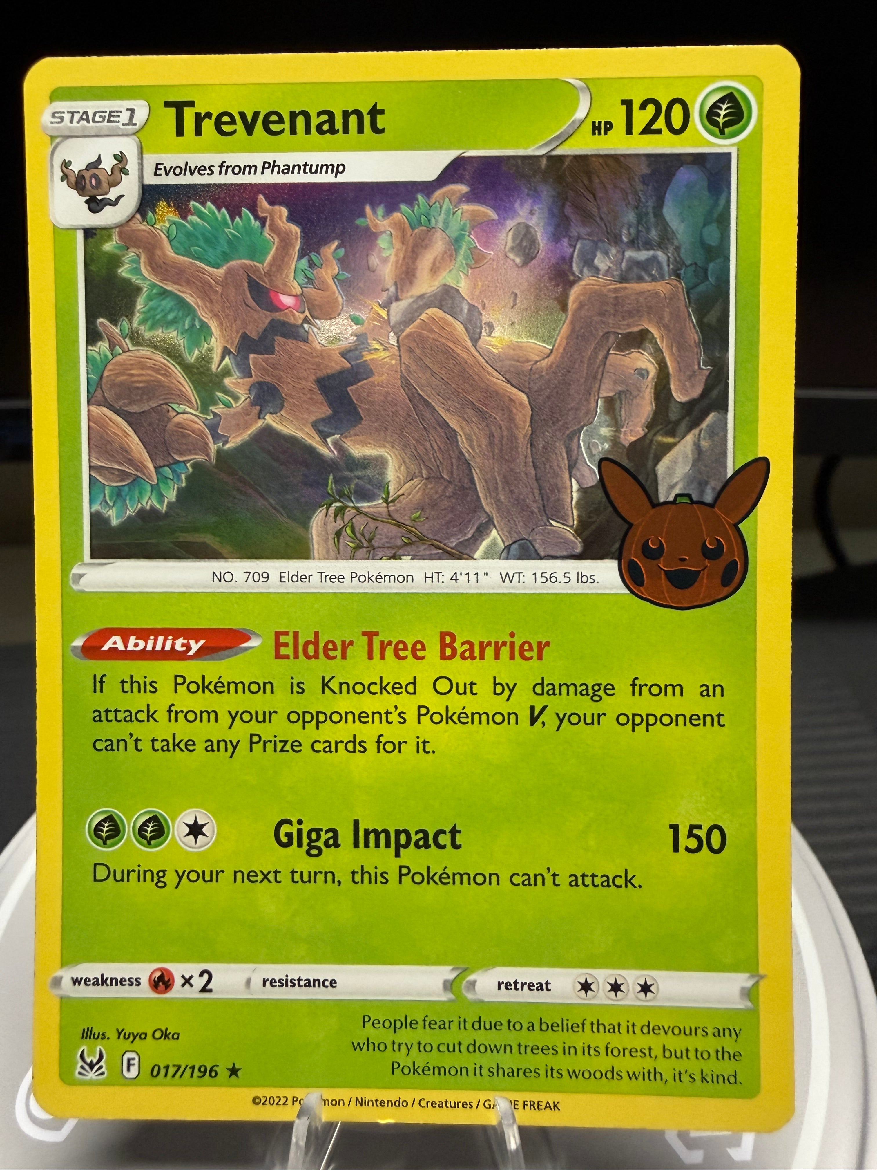 Trevenant - 017/196 - Holo - Trick or Trade